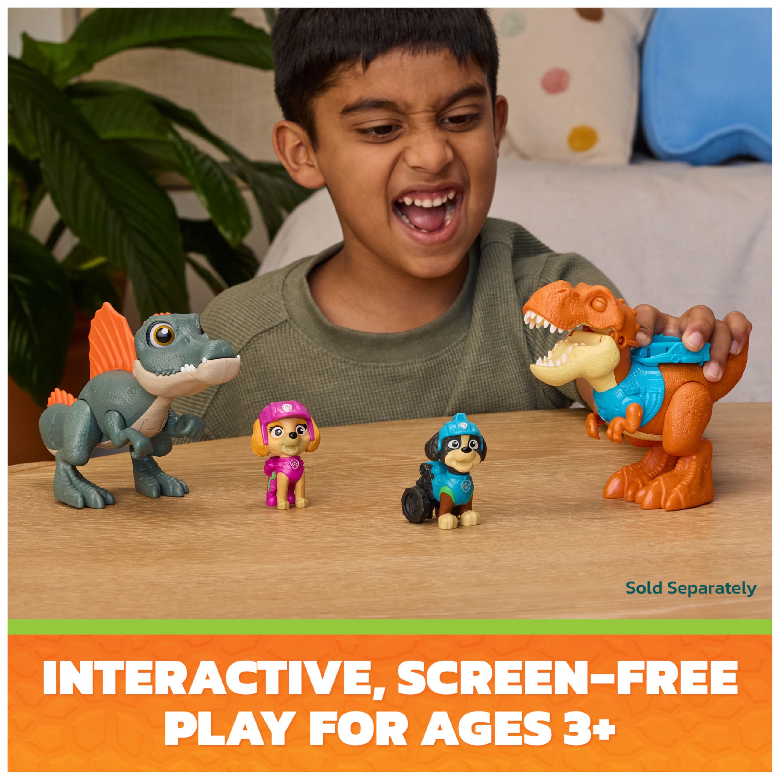 Paw Patrol Dino Movie Skye Roaring Pup Pals Action Figure - Ages 3+ 6