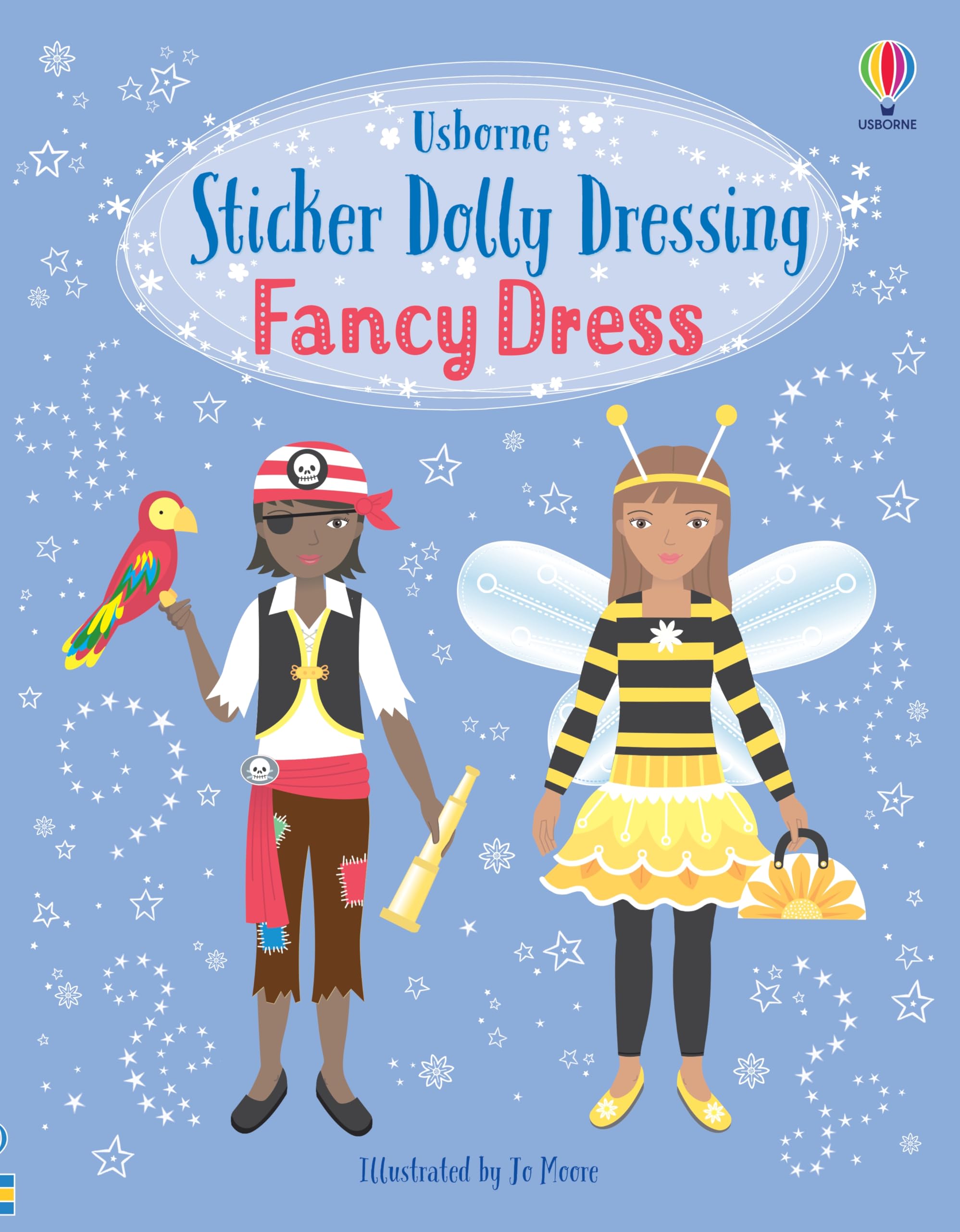Usborne Sticker Dolly Dressing Fancy Dress Activity Book | Over 300 Stickers | Ages 3-5 1