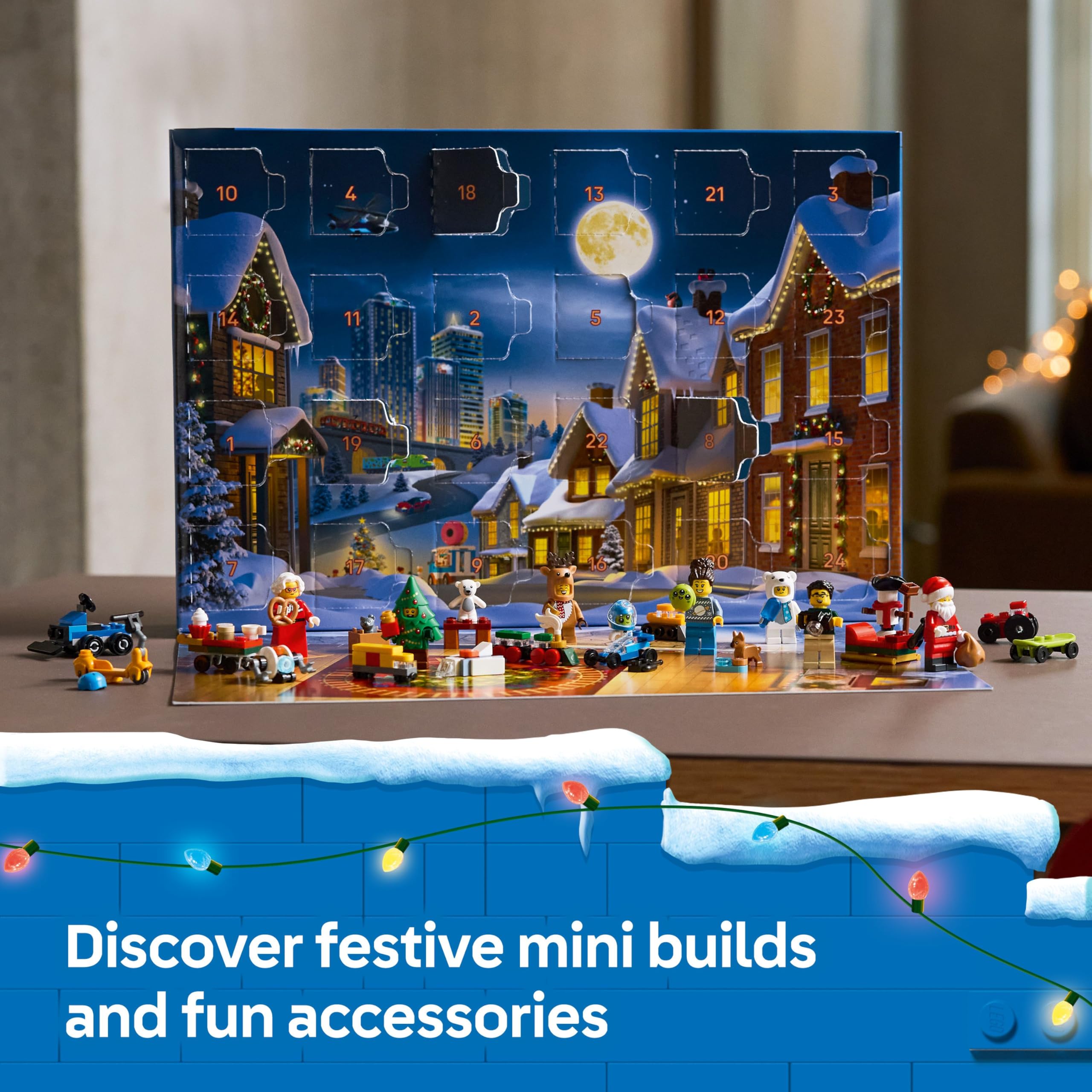 LEGO City Advent Calendar 2025 - 24-Day Holiday Building Playset for Ages 5+ 11