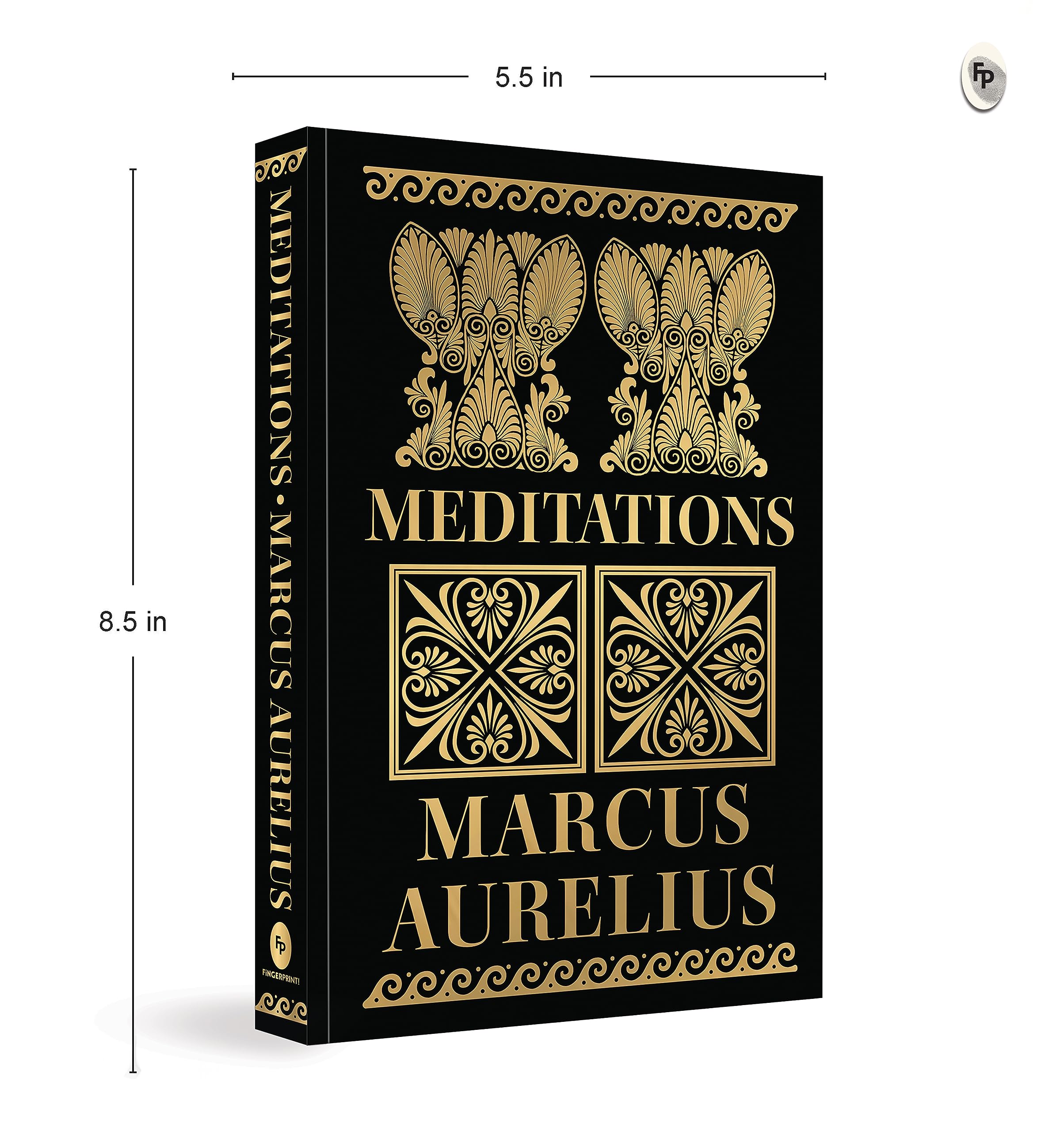 FINGERPRINT Meditations (Deluxe Hardbound Edition) by Marcus Aurelius | Psychology & Philosophy 3