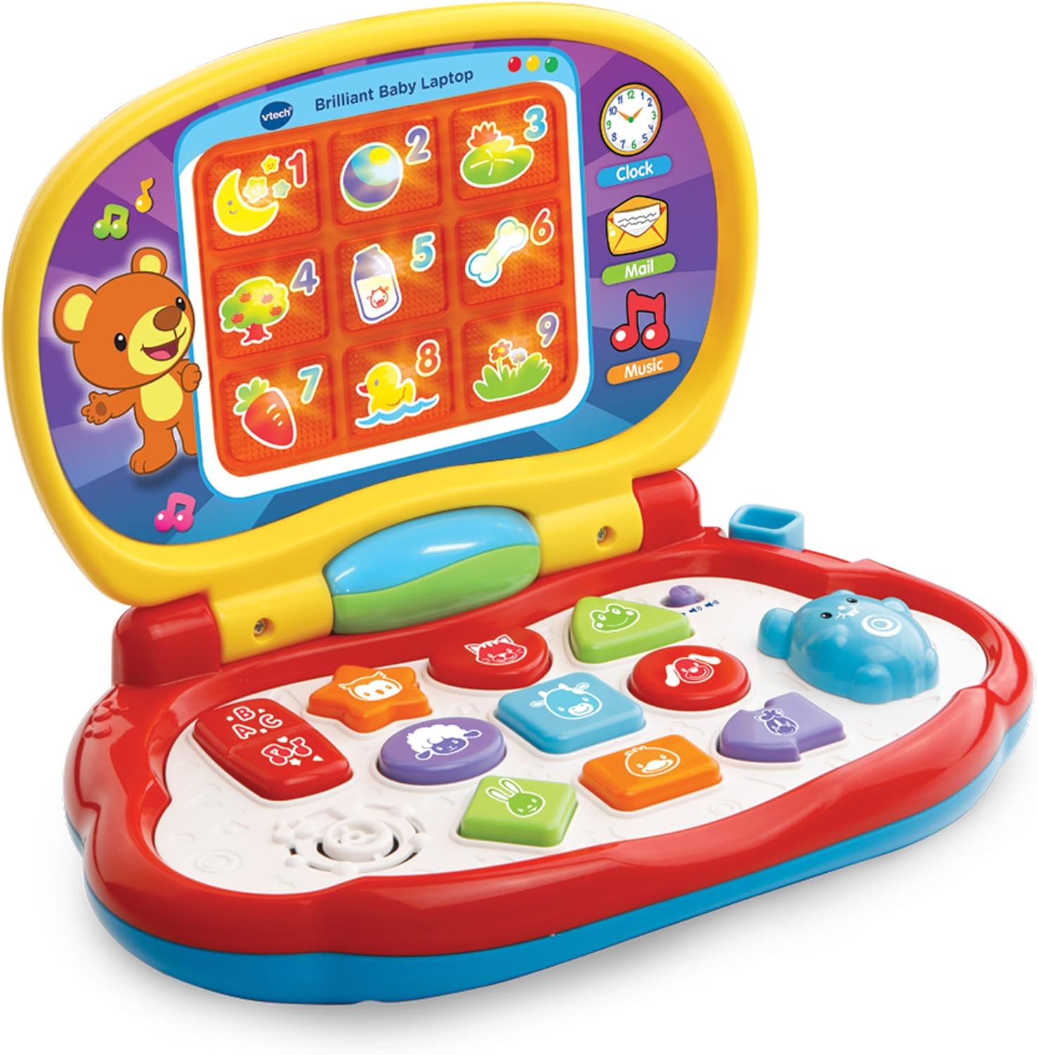 VTech Baby Laptop - Educational Learning Toy with Light-Up Screen & Music for 6 Months+ 1