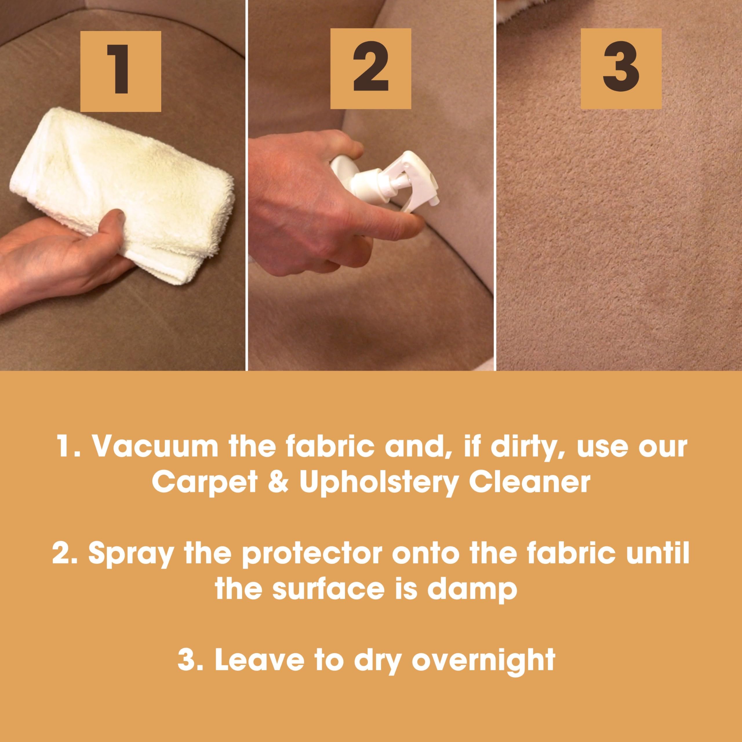 Furniture Clinic Carpet & Upholstery Protector Spray - Repels Stains | 500ml Liquid 9