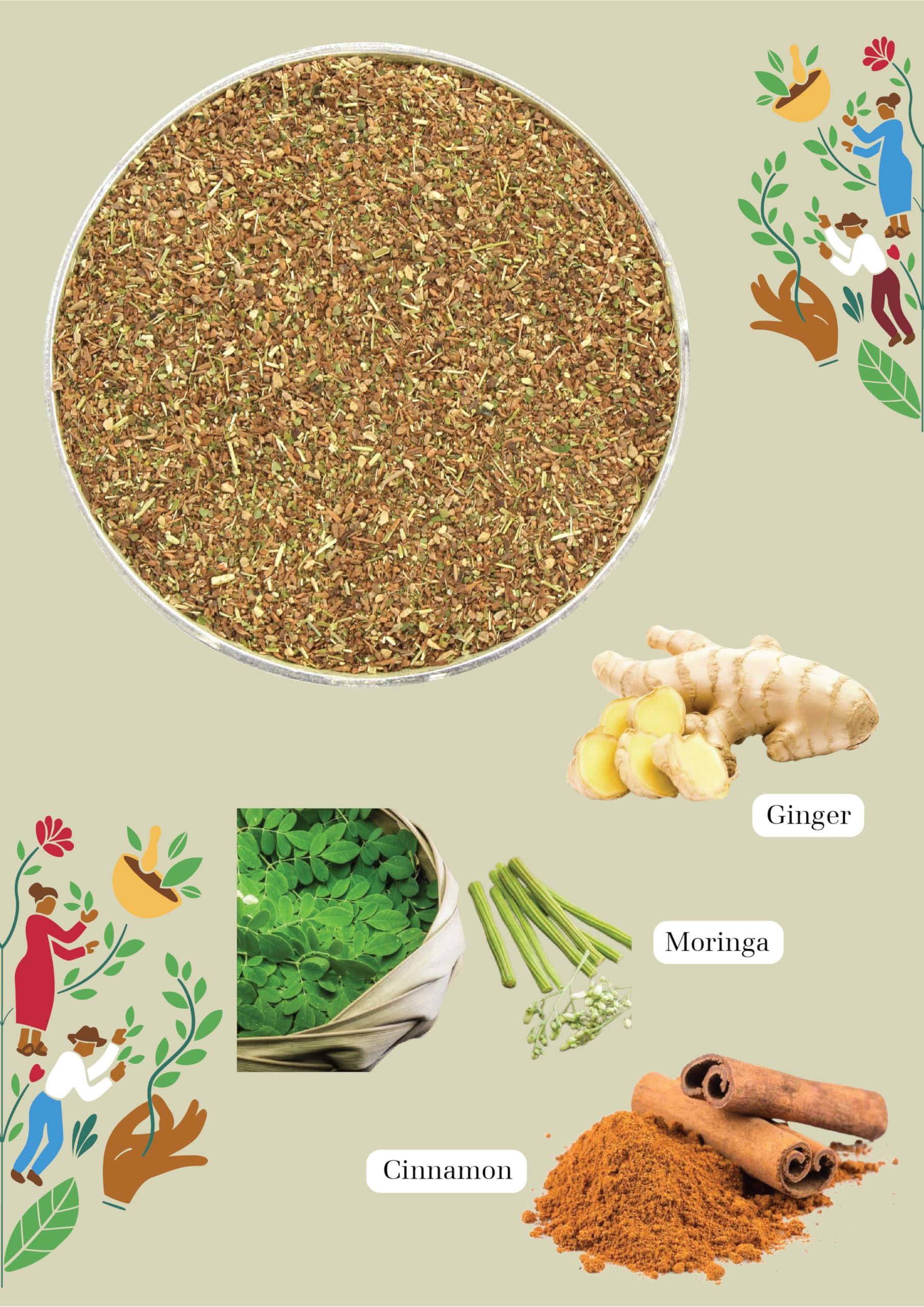 English Tea Shop Organic Cinnamon Moringa Ginger - 20 Tea Bags 5