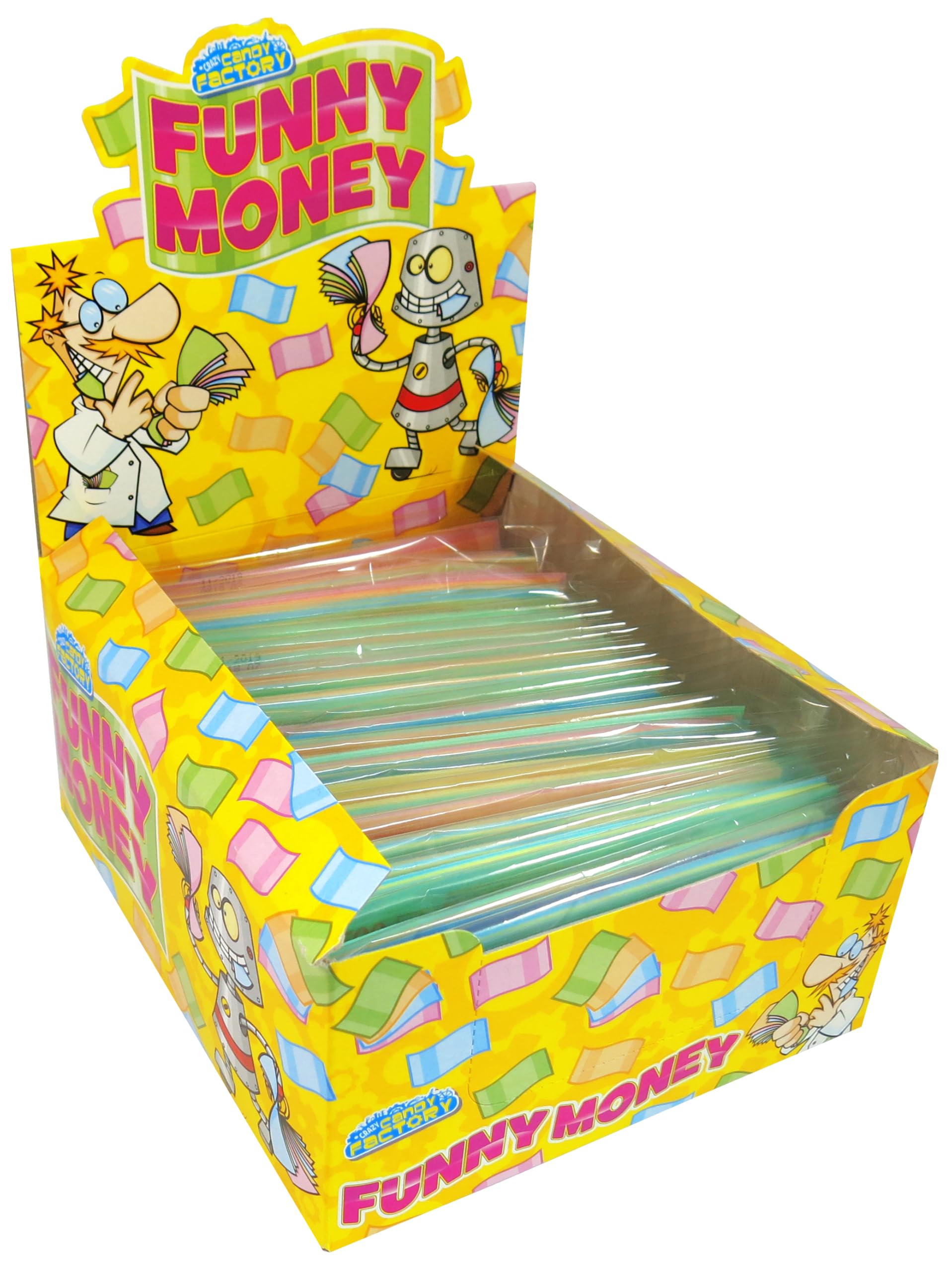 Crazy Candy Factory Funny Money Edible Paper Variety Pack - 24 Packs of Euro Notes | Wafer Form 2