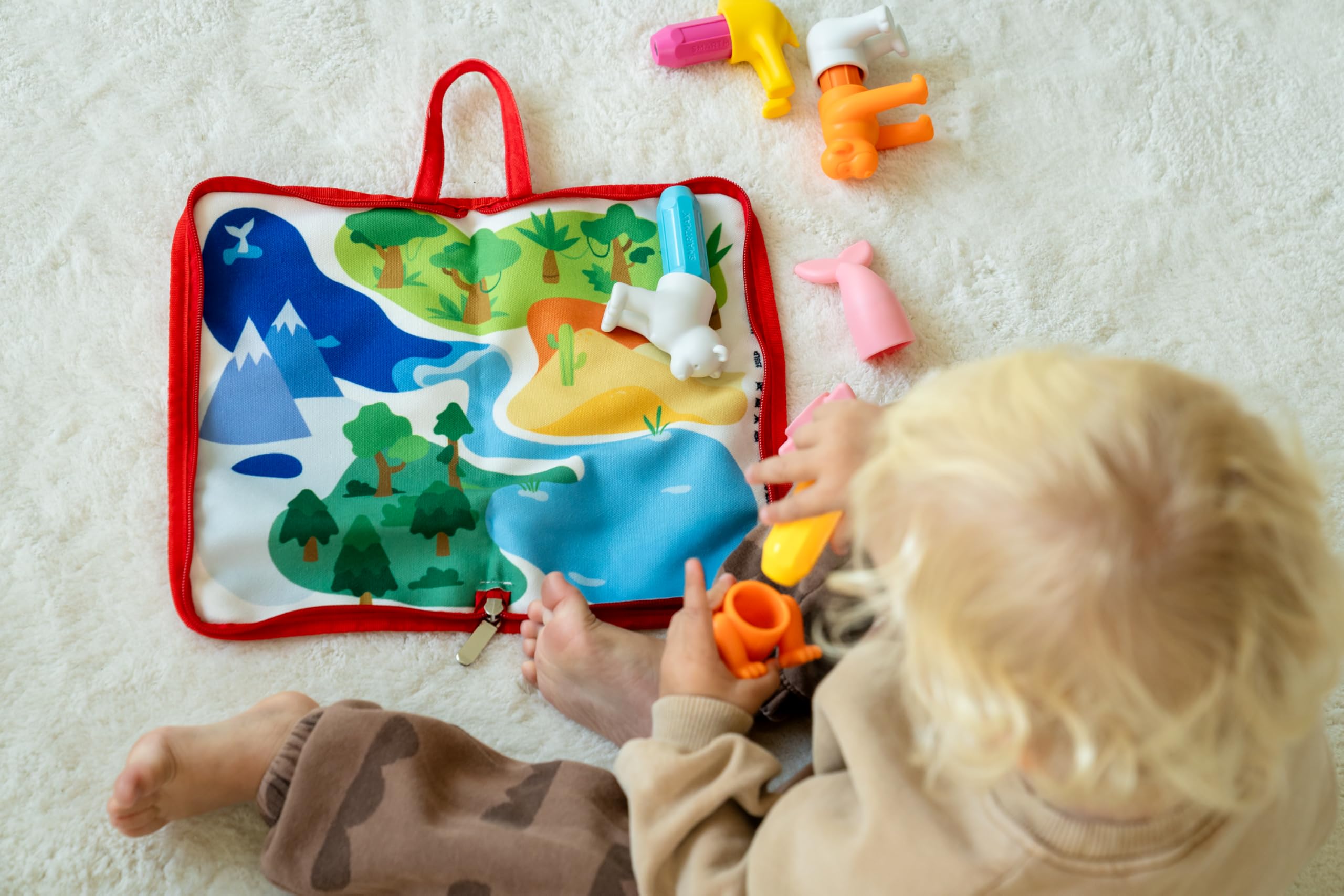 SMARTMAX My First Animals Around the World Magnetic Discovery Play Set | 12-60 Months | Multicolor