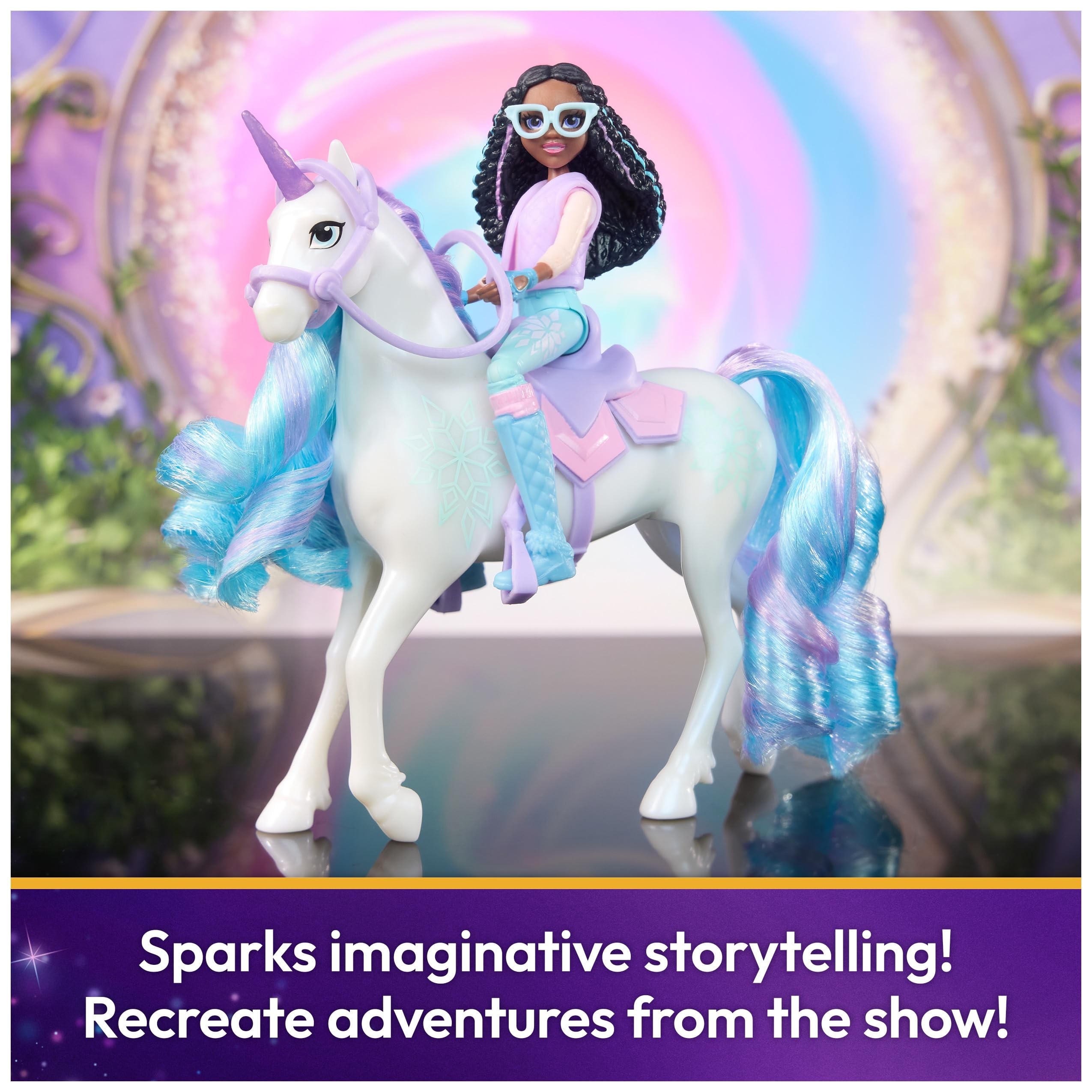Unicorn Academy Layla & Glacier Doll and Unicorn Set with Accessories | Ages 4+ 5