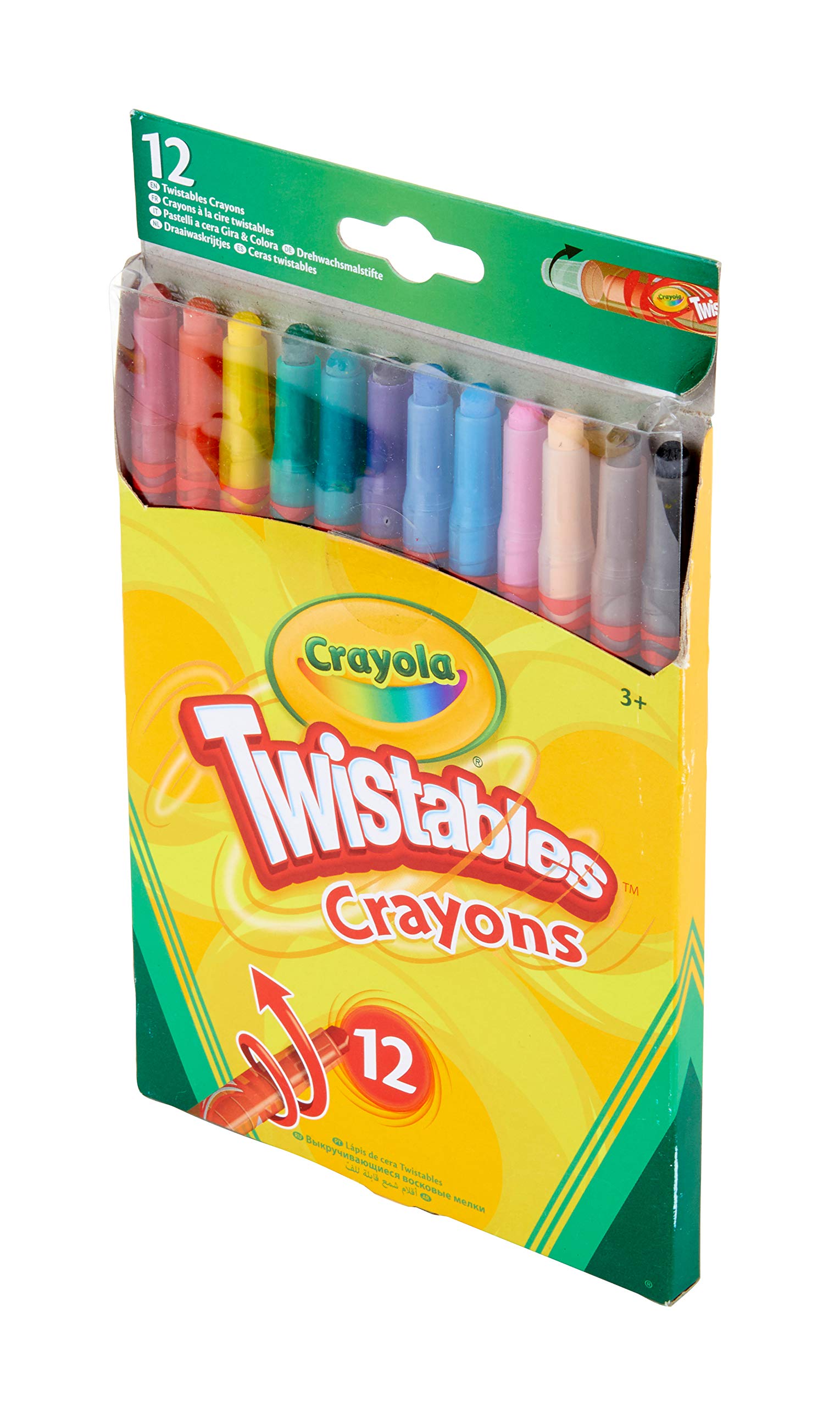 CRAYOLA Twistables Crayons - 12 Vibrant Colors | No Sharpening Needed | Ages 3+ 2