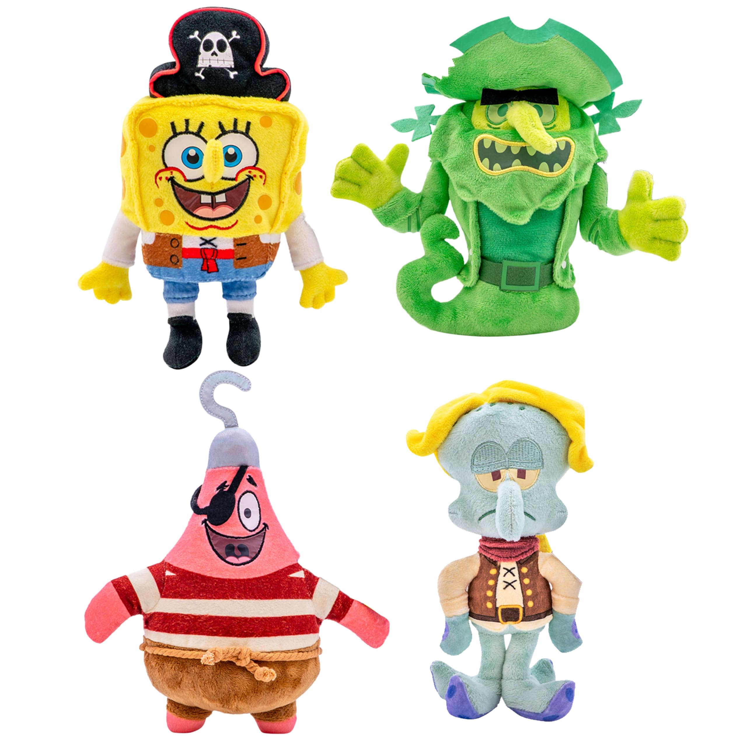 SpongeBob SquarePants Bikini Bottom Glow Plush - 8.56 Inch Tall, Glow-in-the-Dark