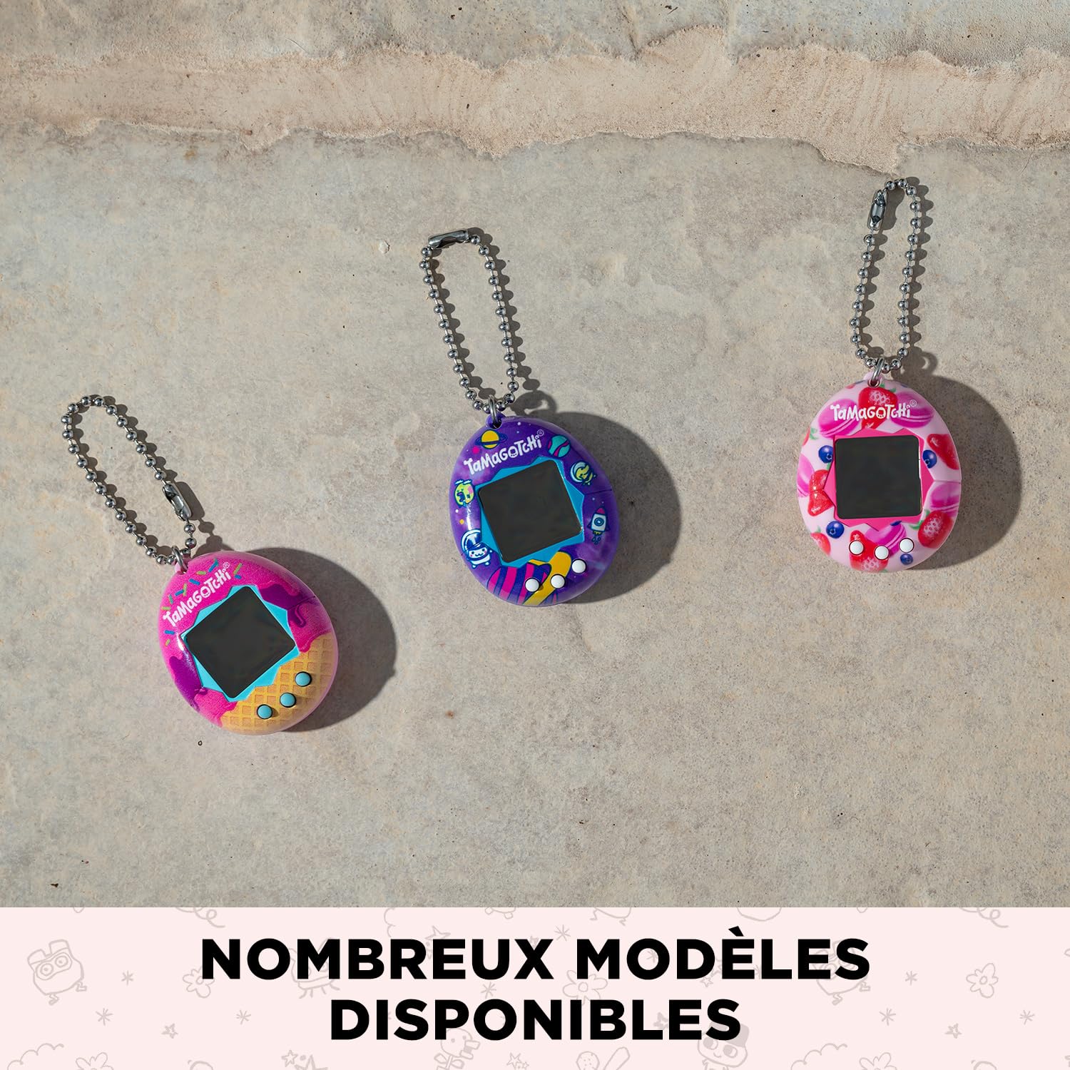 Bandai Tamagotchi Original Ice Cream Shell - Retro Virtual Pet Toy for Kids & Adults 8+ 7