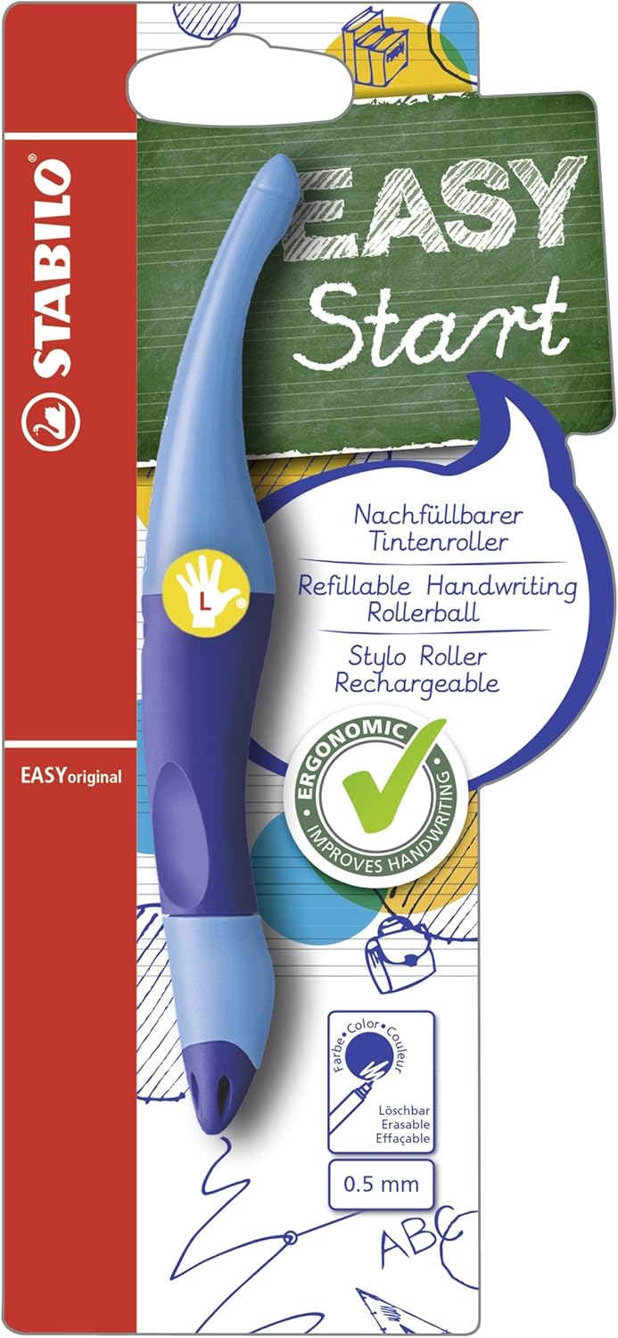 Handwriting Pen - STABILO EASYoriginal Left Handed Dark Blue/Light Blue