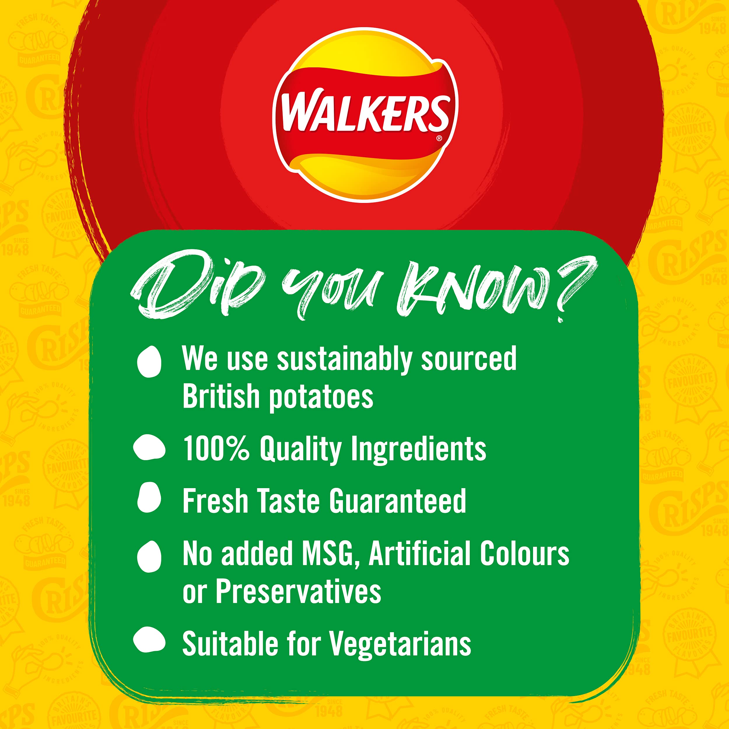 Walkers Smoky Bacon Crisps 32.5g (Case of 32) 3