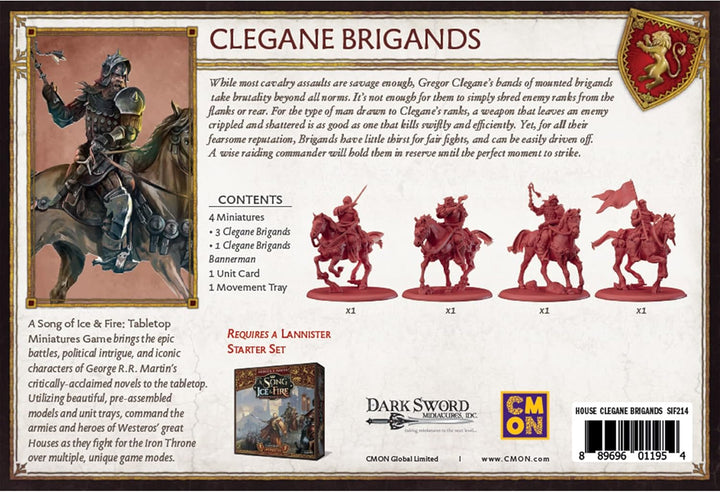 CMON A Song of Ice and Fire: Tabletop Miniatures Game House Clegane Brigands Expansion