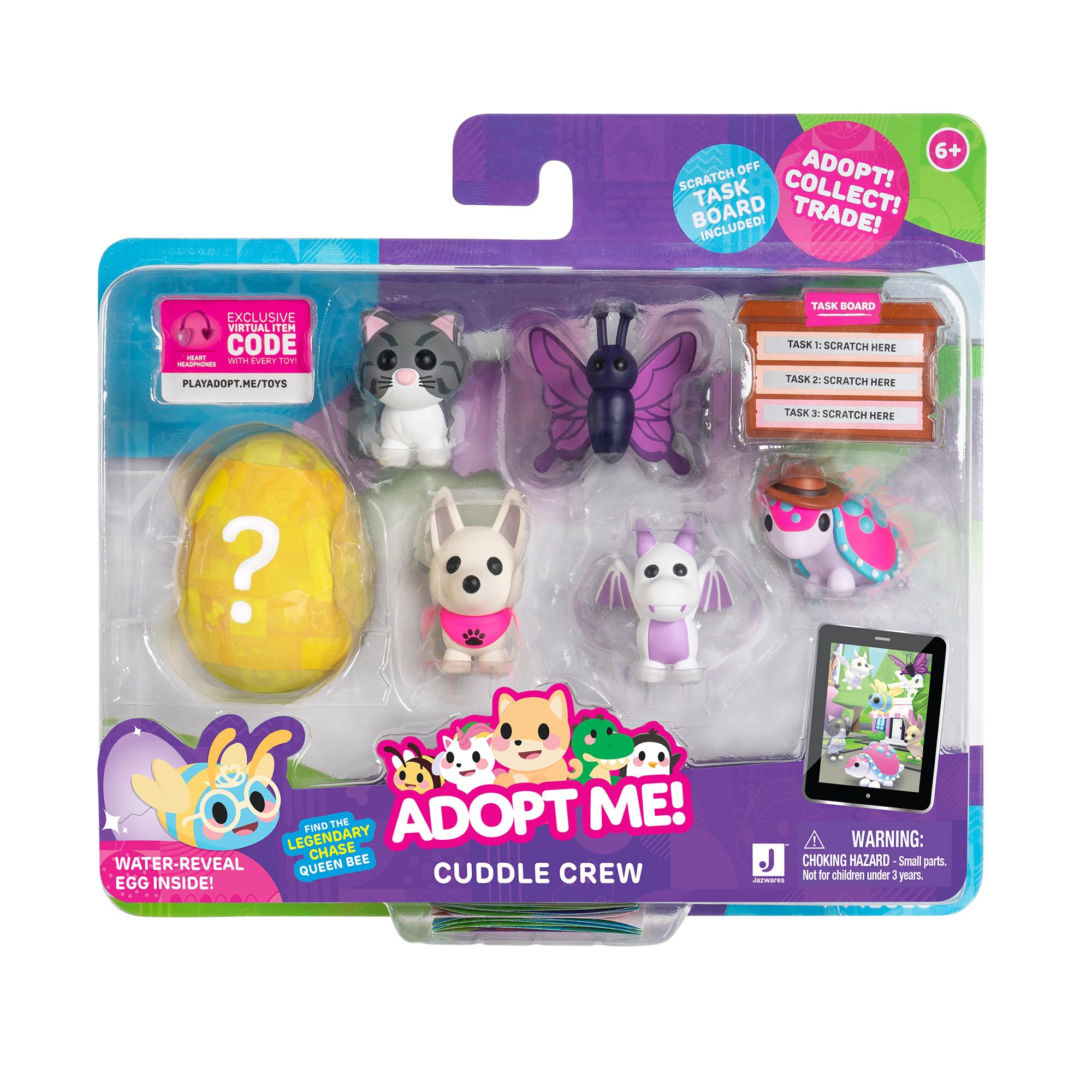 Adopt Me! Pets Multipack Cuddle Crew - Hidden Mystery Pet & Virtual Item Code 12