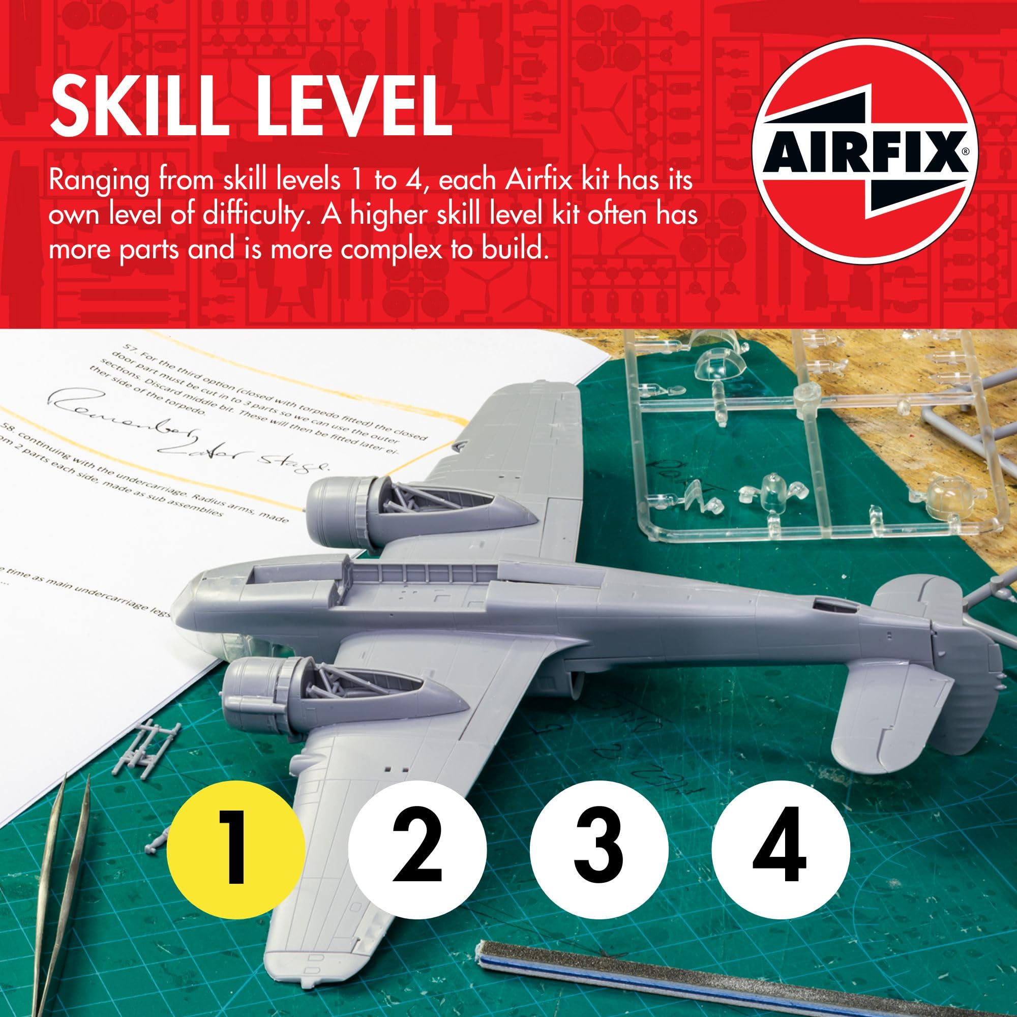 Airfix A55002 Red Arrows Hawk Model Kit - Beginner Plane Building Set for Ages 8+ 3