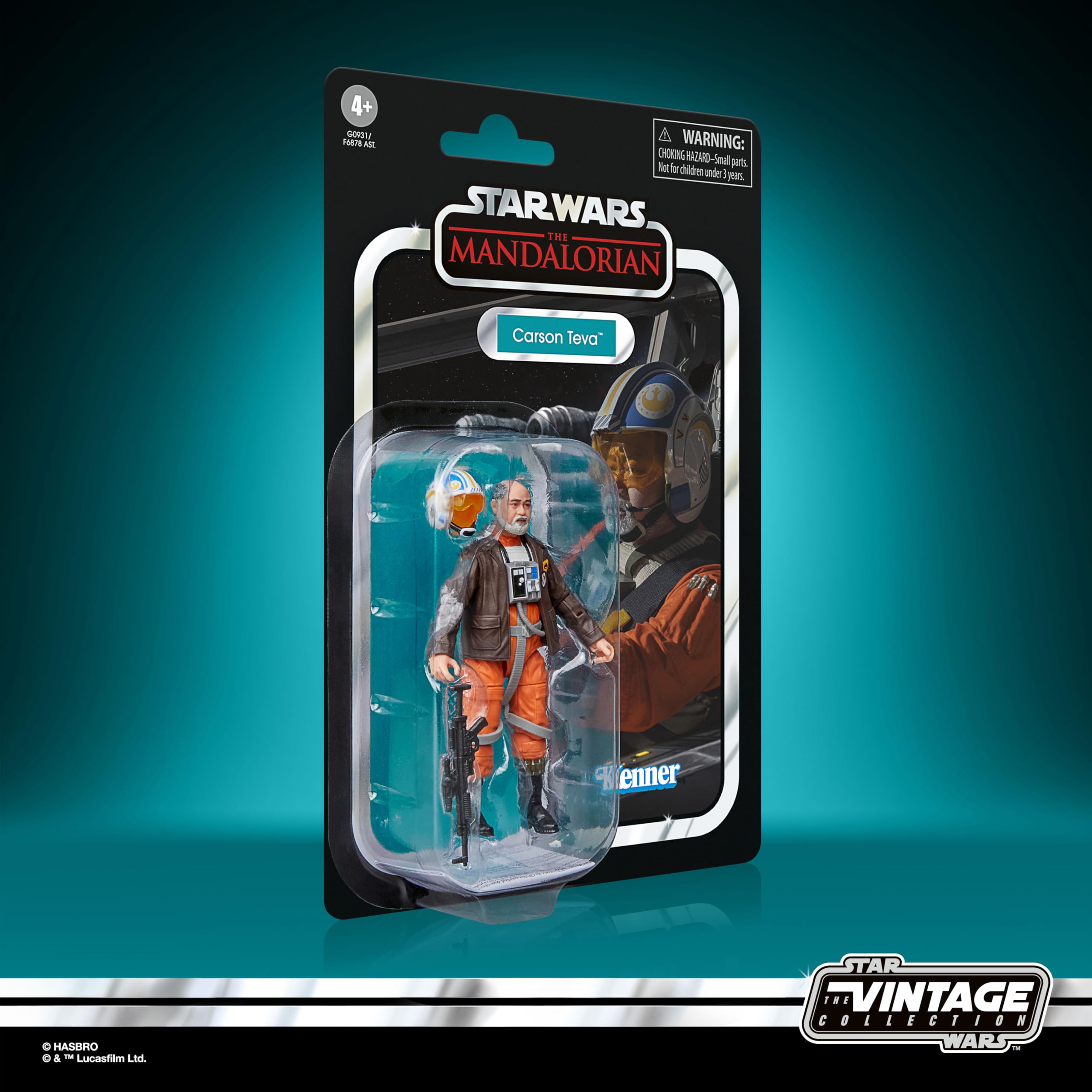 Star Wars The Vintage Collection Carson Teva Action Figure | 9.5-cm | Hasbro 9