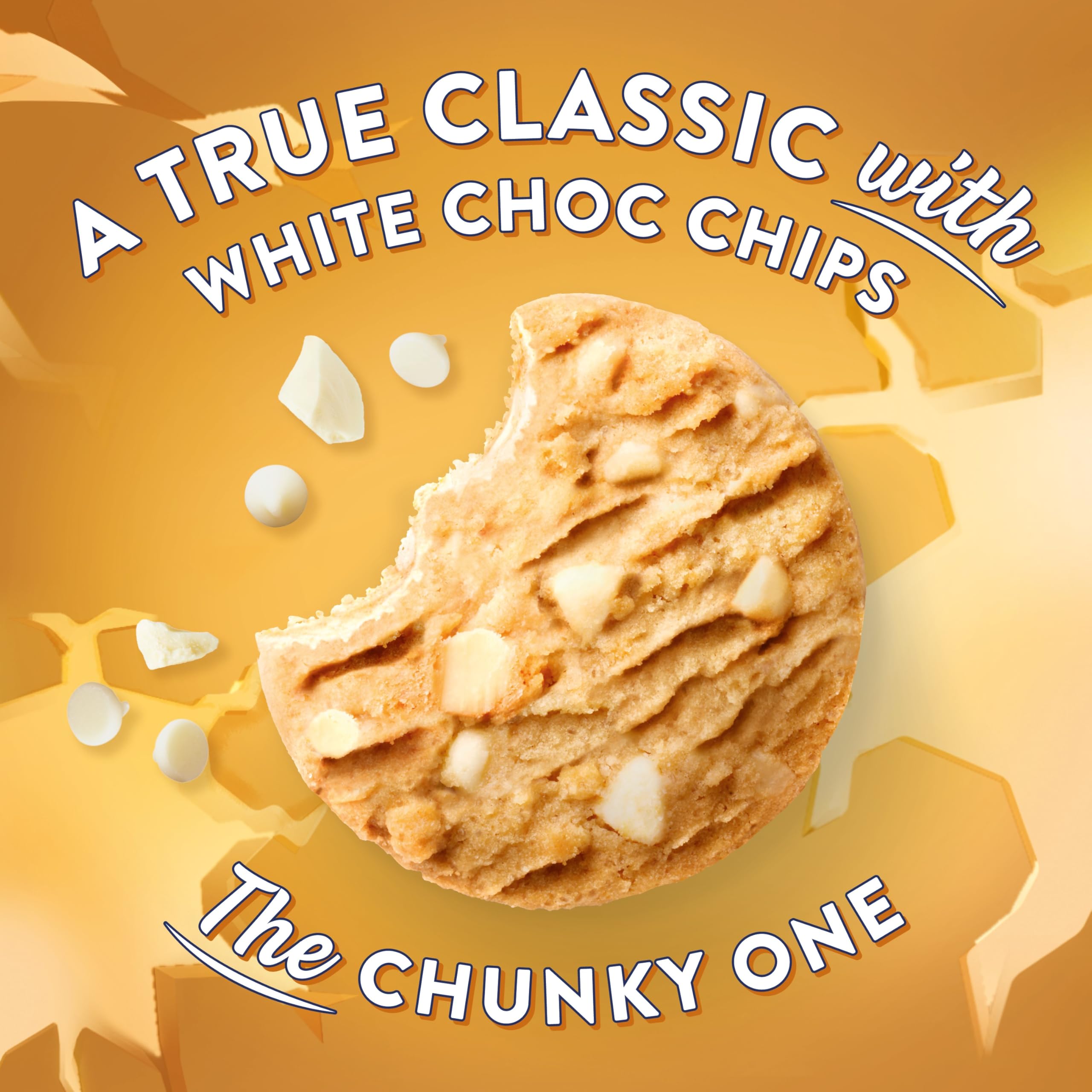 McVitie's The Chunky One Cookies - White Chocolate Chip Flavour | 150g Pack 2