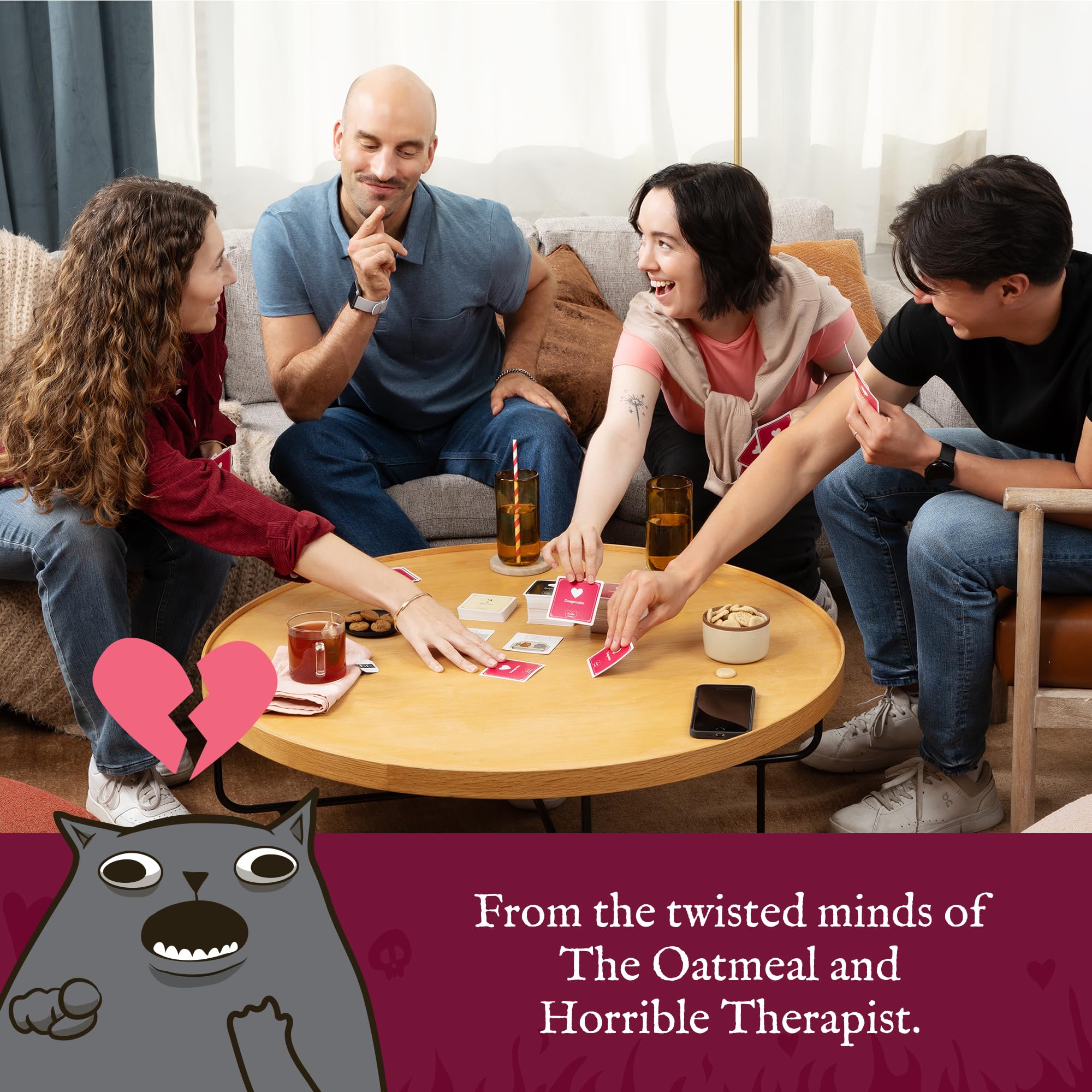 Exploding Kittens Horrible Couple – Extra Horrible Edition Party Card Game | 2-8 Players | Ages 17+ 2