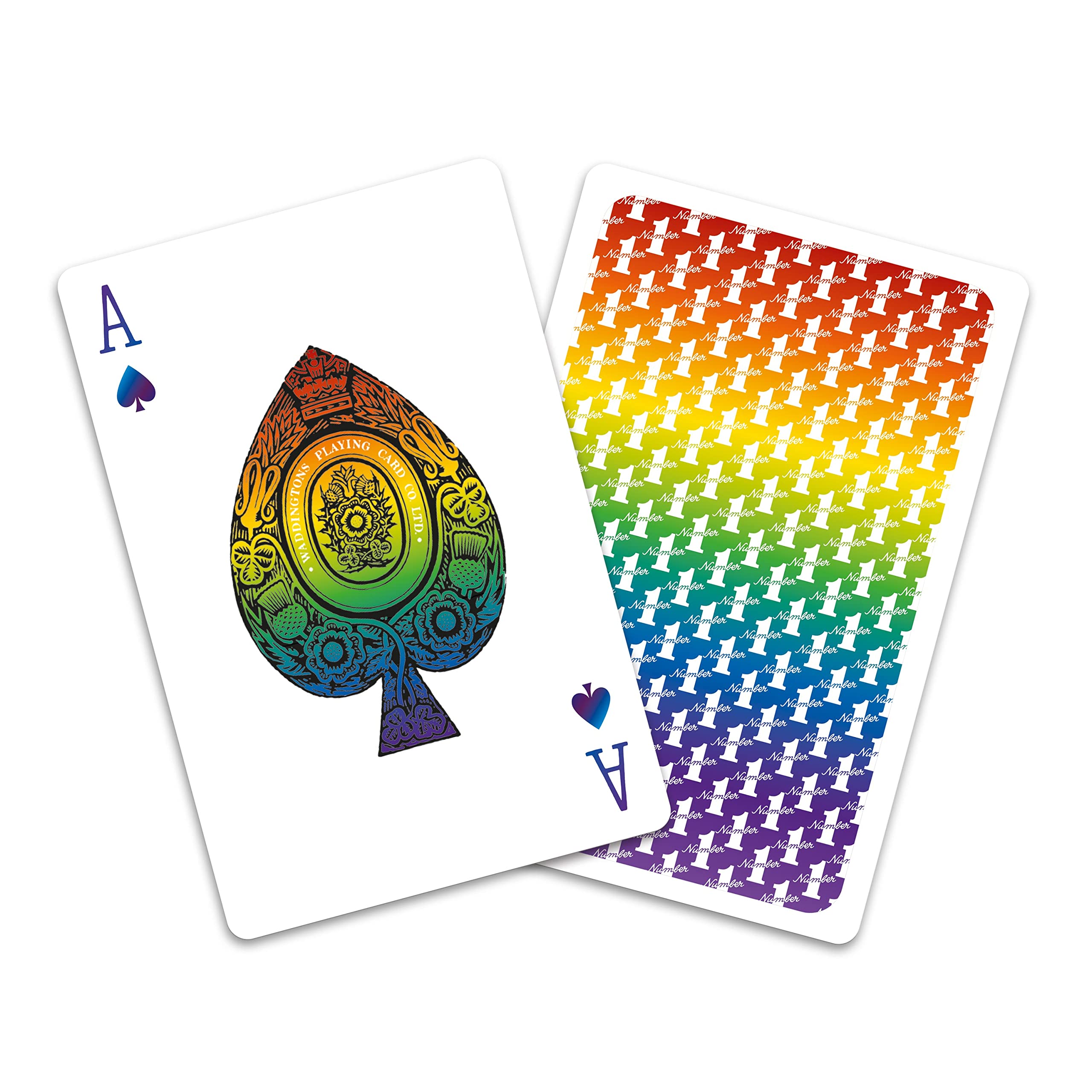 Waddingtons Number 1 Rainbow Playing Cards - 54 Cards, Unisex Children, Ages 6+ 4