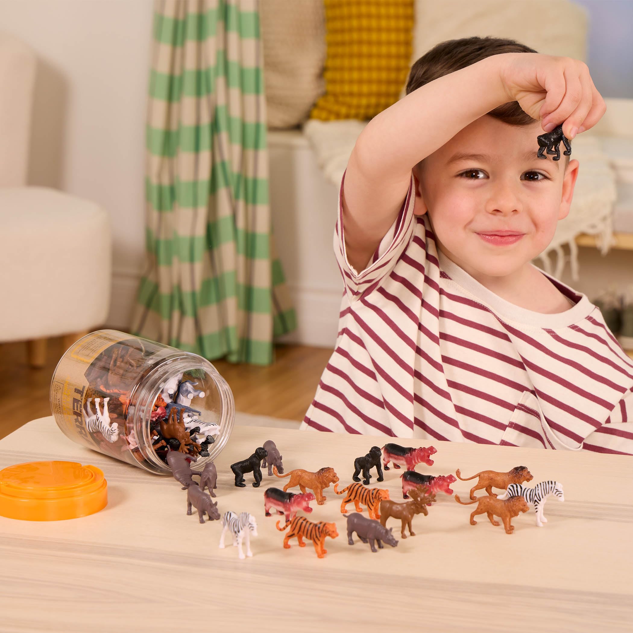 Terra by Battat Wild Animals – 60-Piece Miniature Animal Figurine Set for Kids 3+ 8