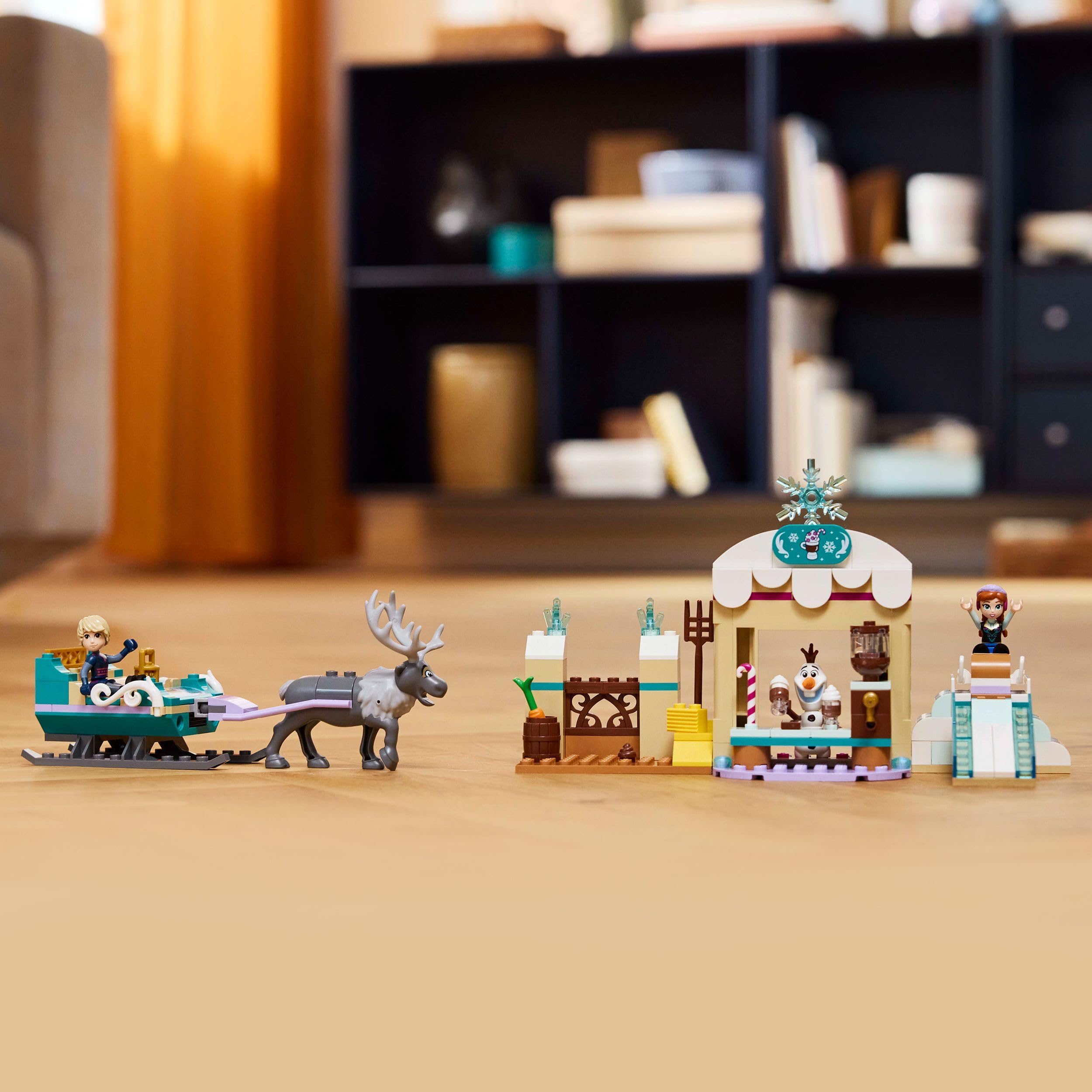 LEGO ǀ Disney Frozen Anna’s Sleigh Adventure Playset - Building Set with Hot Chocolate Stand & 4 Characters 4