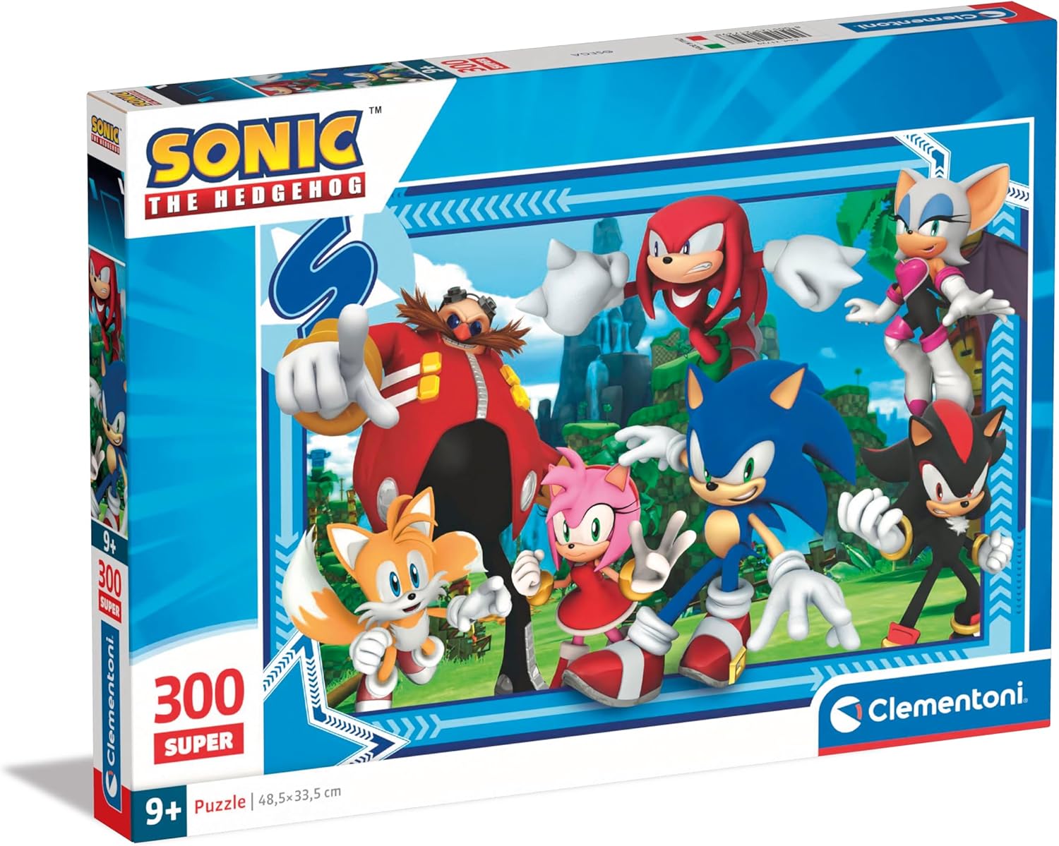 Clementoni Sonic Jigsaw 300 Pieces - Water Magic Puzzle for Kids 9-11 Years