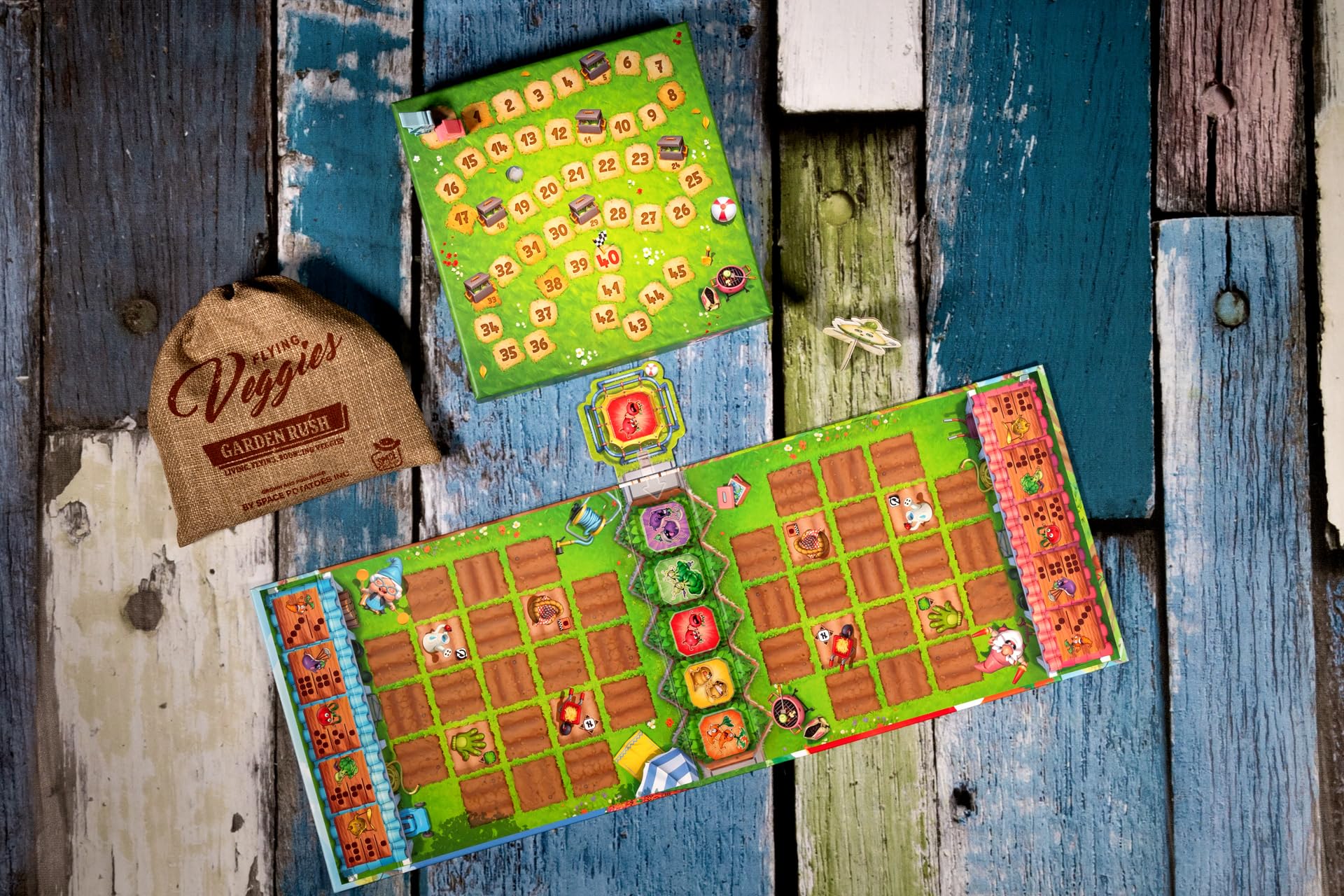 SPACE Cowboys Garden Rush Board Game | Tile Placement Strategy | 2 Players | Ages 10+ | 30 Min 7