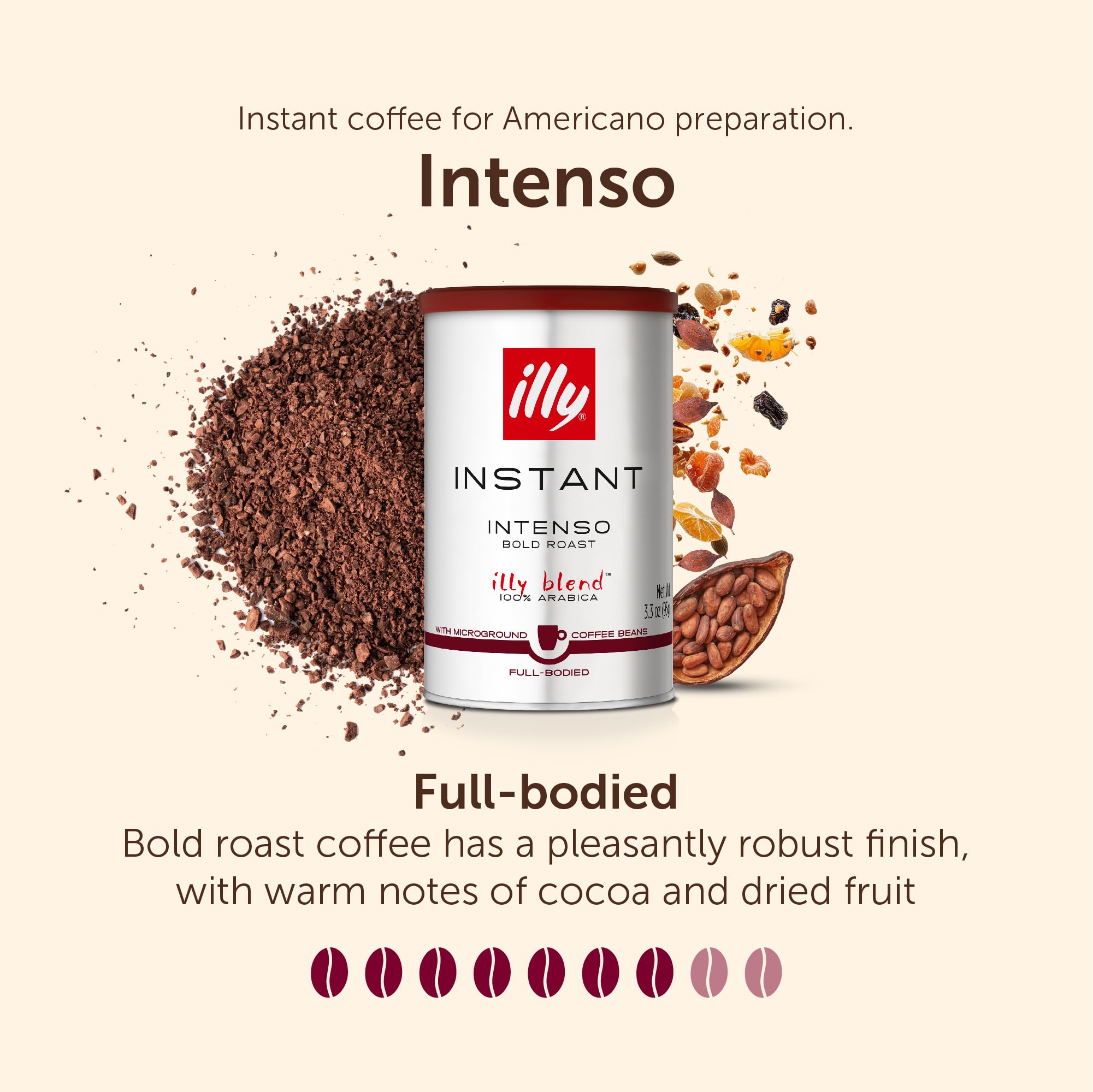 illy Instant Coffee - Intenso Dark Roast | 100% Arabica | 95g Pack 2