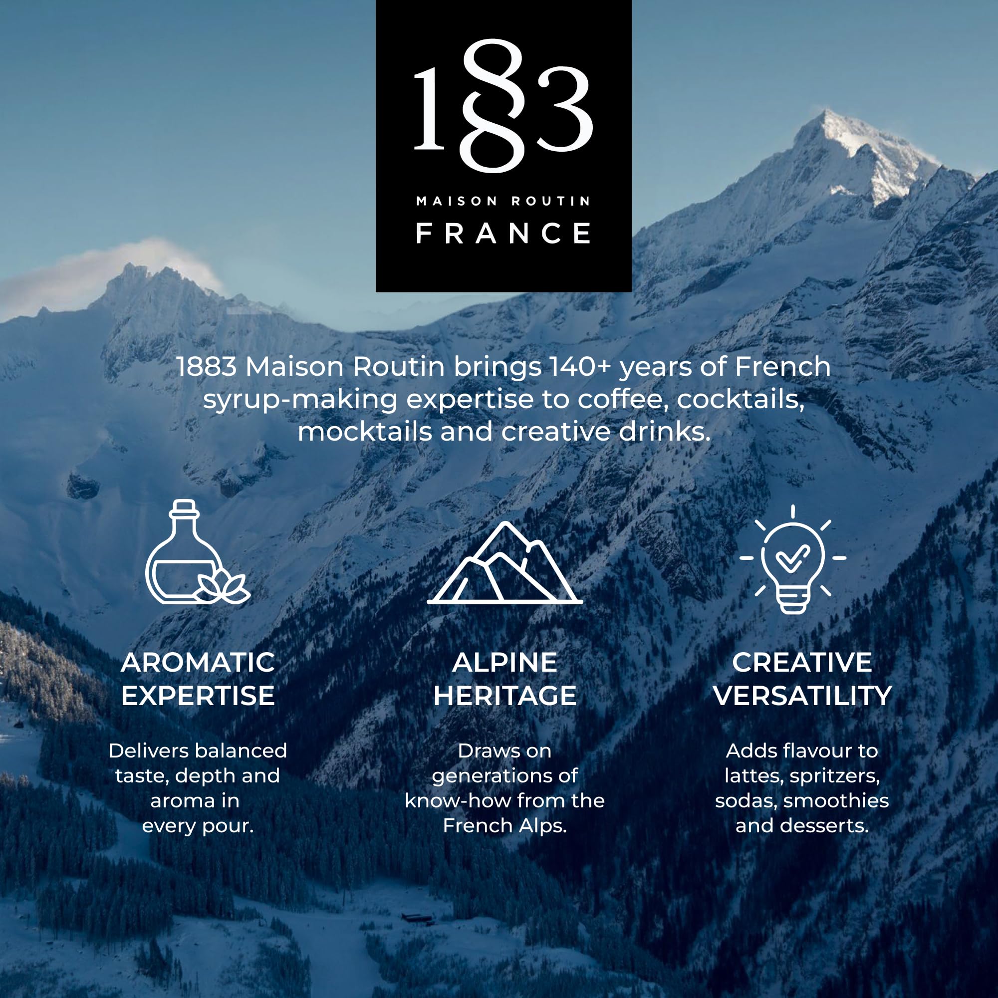 1883 French Vanilla Syrup - 1L Bottle | Natural Ingredients | Vegan Friendly 7