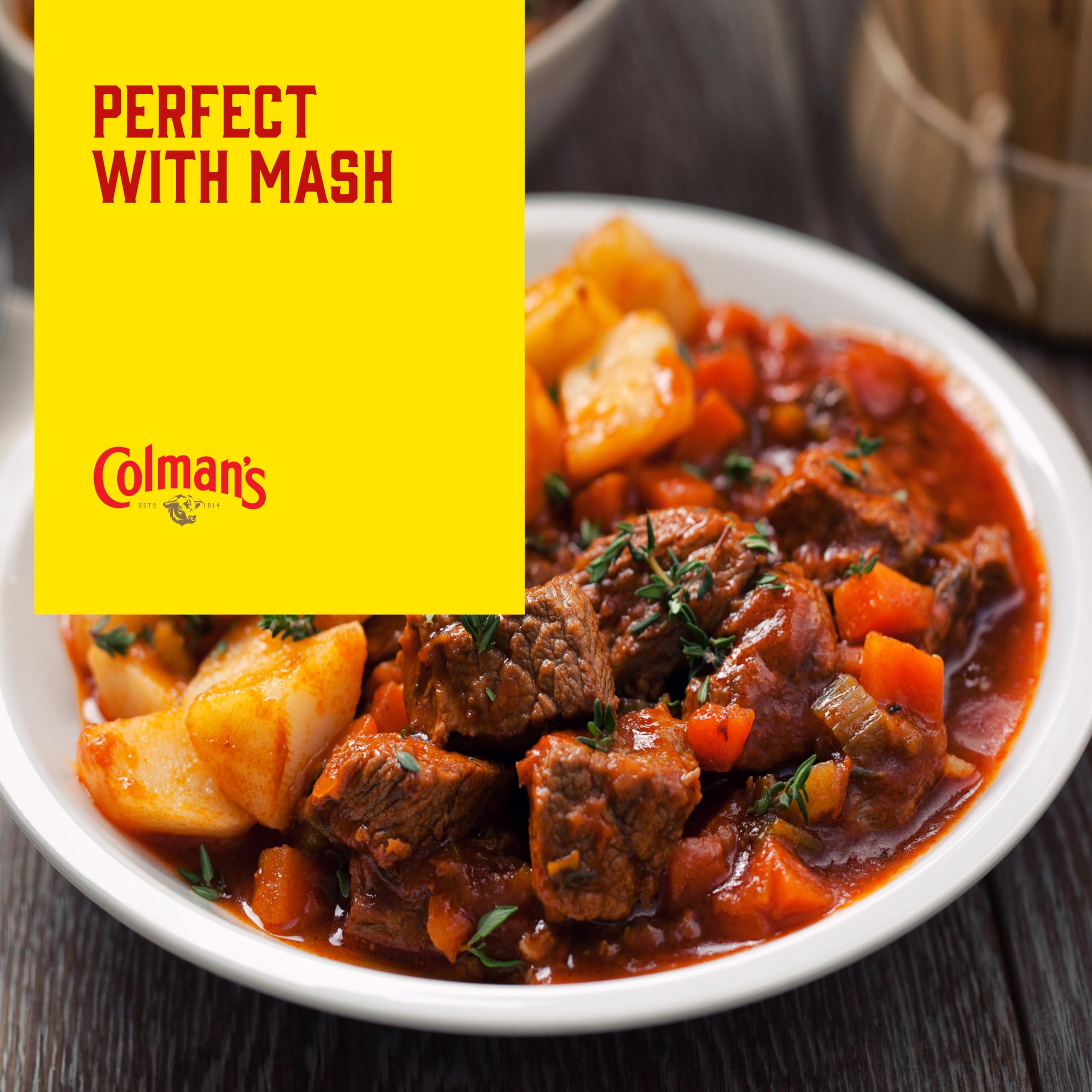 Colman's Classic Comforts Beef Casserole Meal Maker - 4 Servings | 40g Pack 4