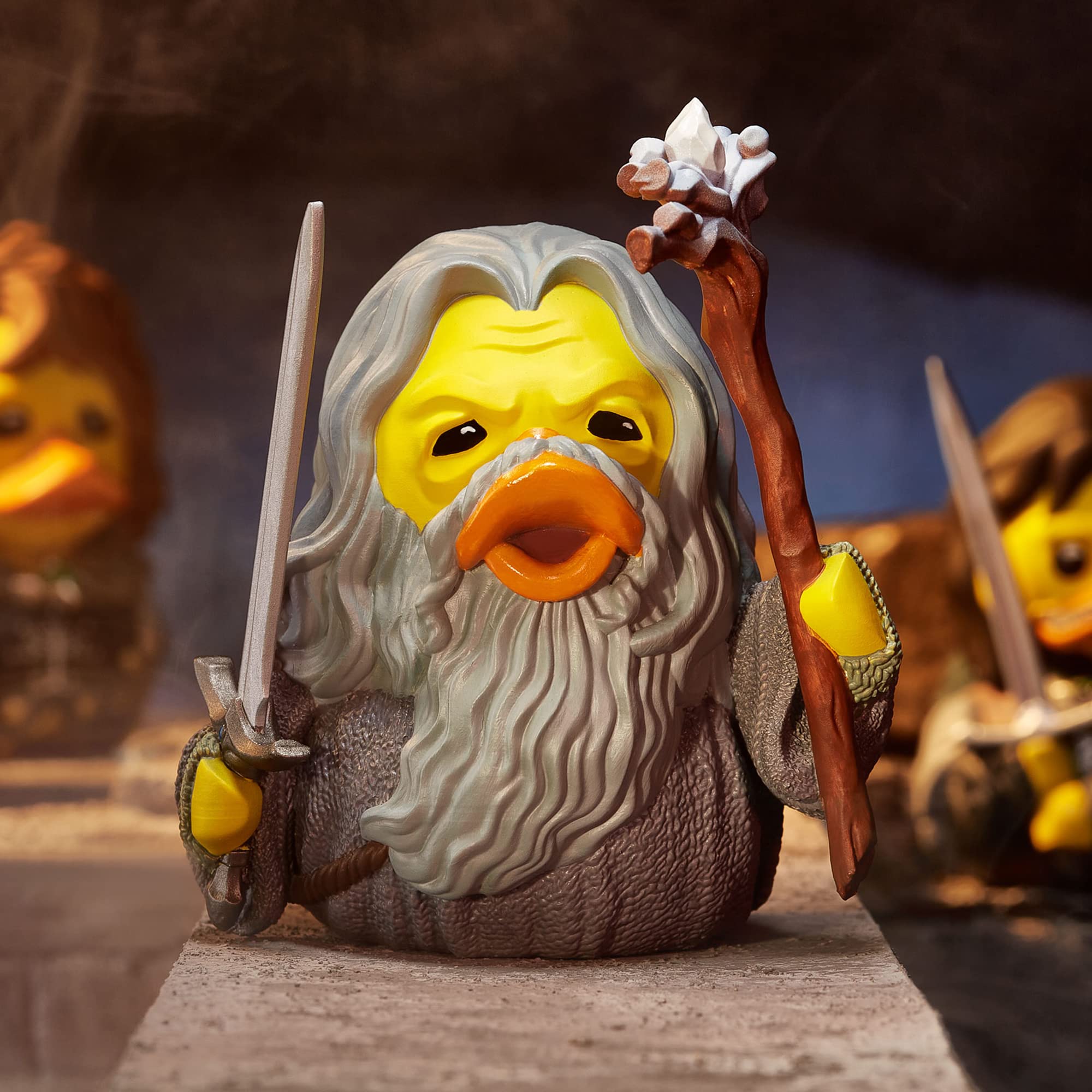 TUBBZ Lord of the Rings Gandalf Cosplaying Rubber Duck Vinyl Figure (Boxed Edition) 3