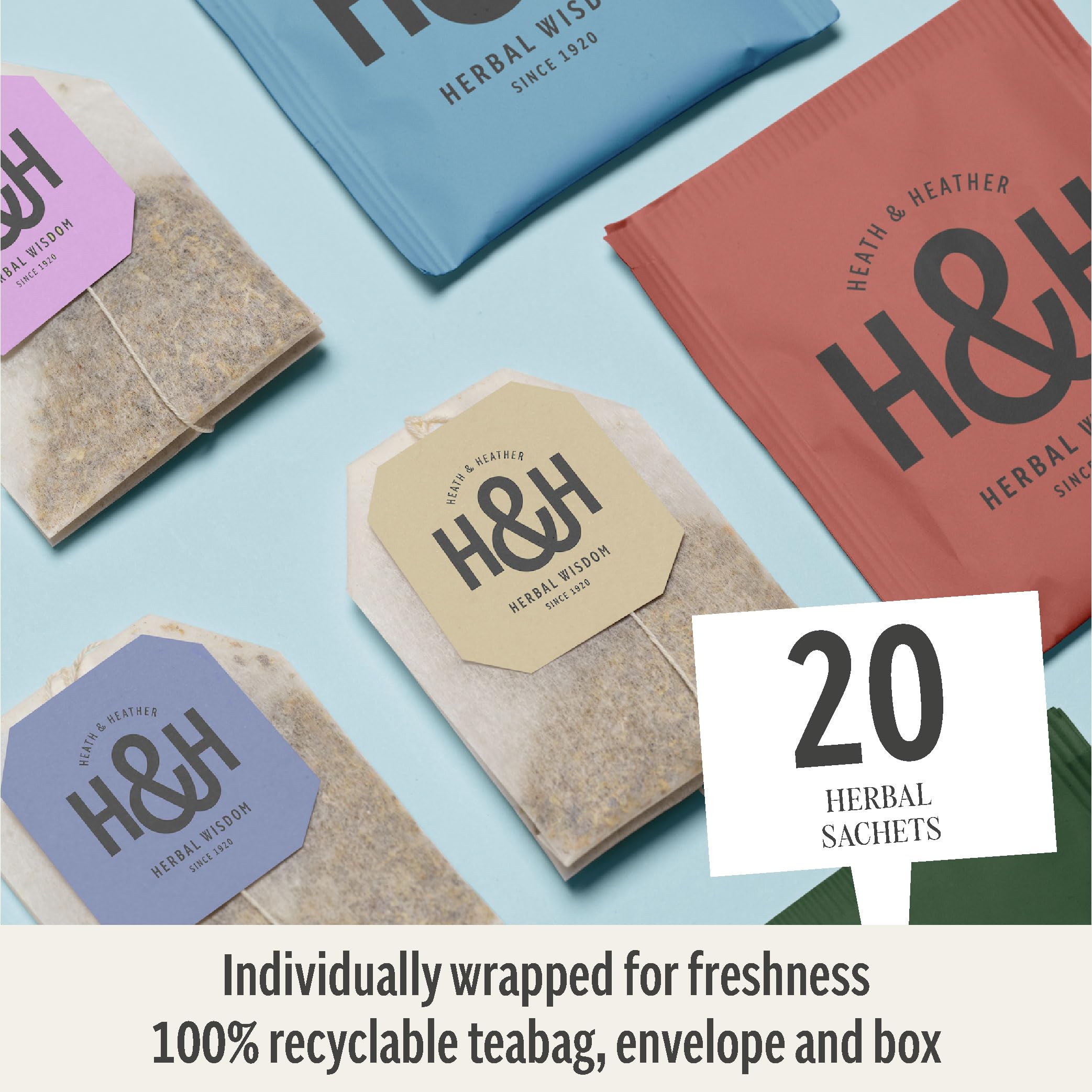 Heath & Heather - Organic Dandelion, Burdock & Hawthorn Tea Herbal Infusion 8