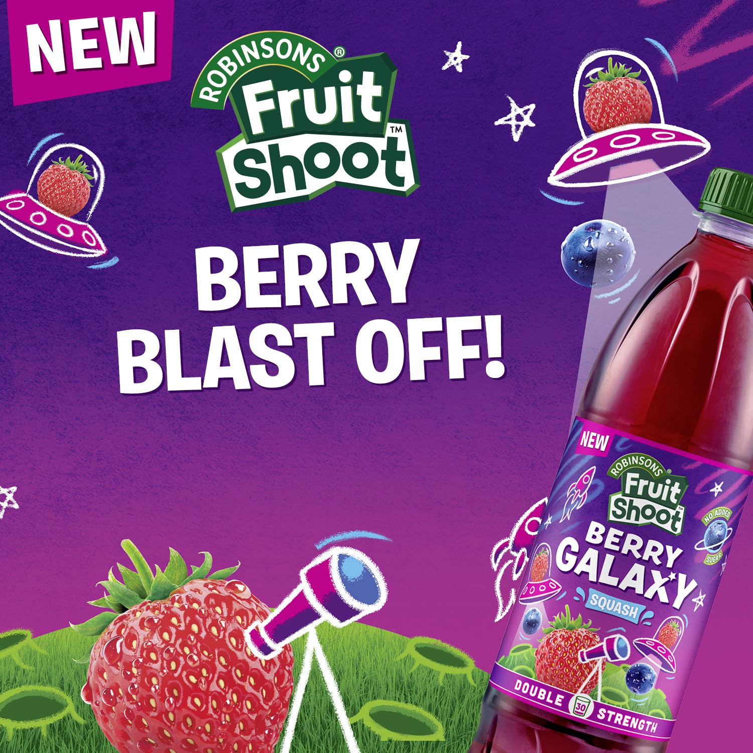 FRUIT SHOOT Berry Galaxy Squash Concentrate - Double Strength | 750ml | No Added Sugar 5