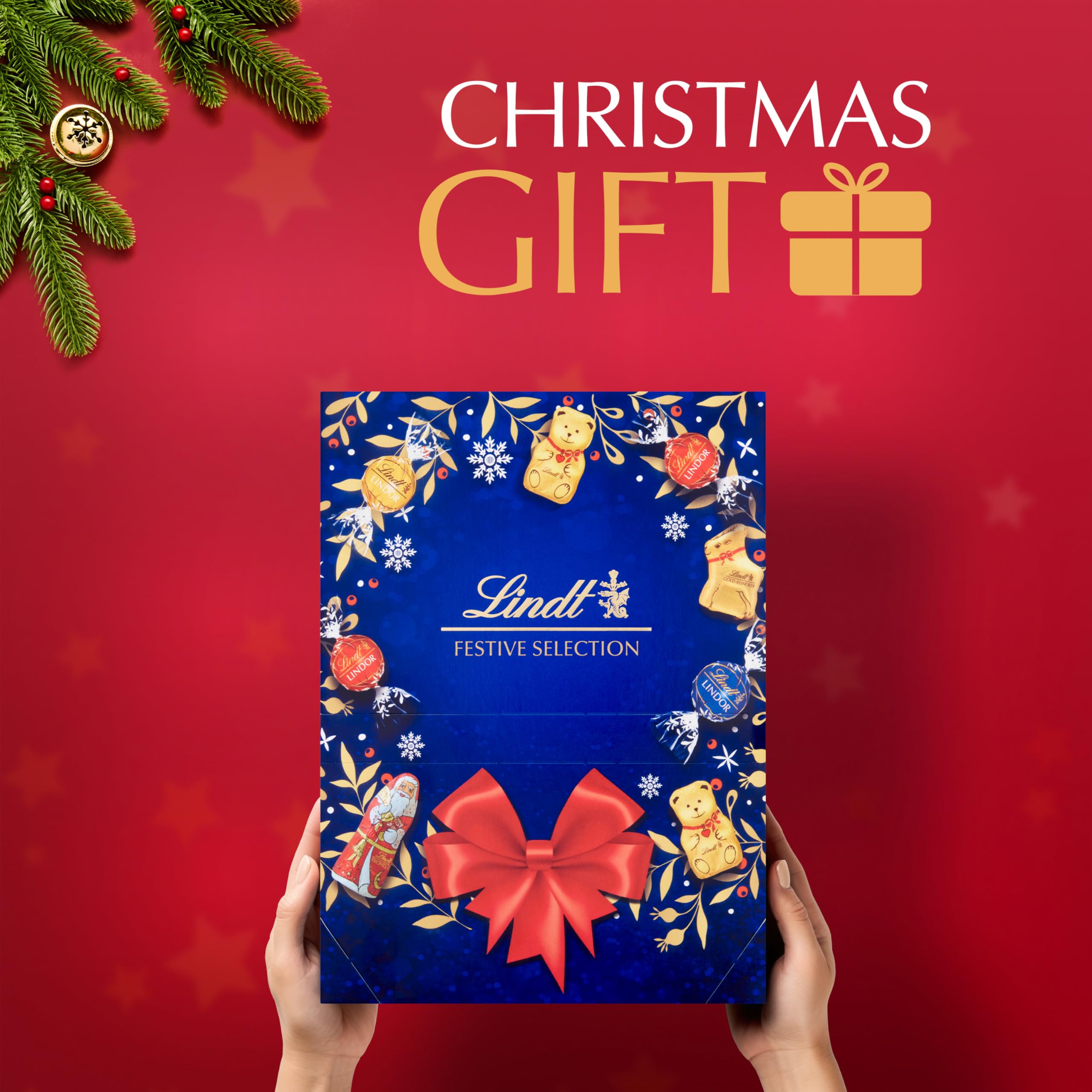 Lindt Festive Selection Christmas Sharing Box – Large 690g (Approx. 60 Pieces) 12