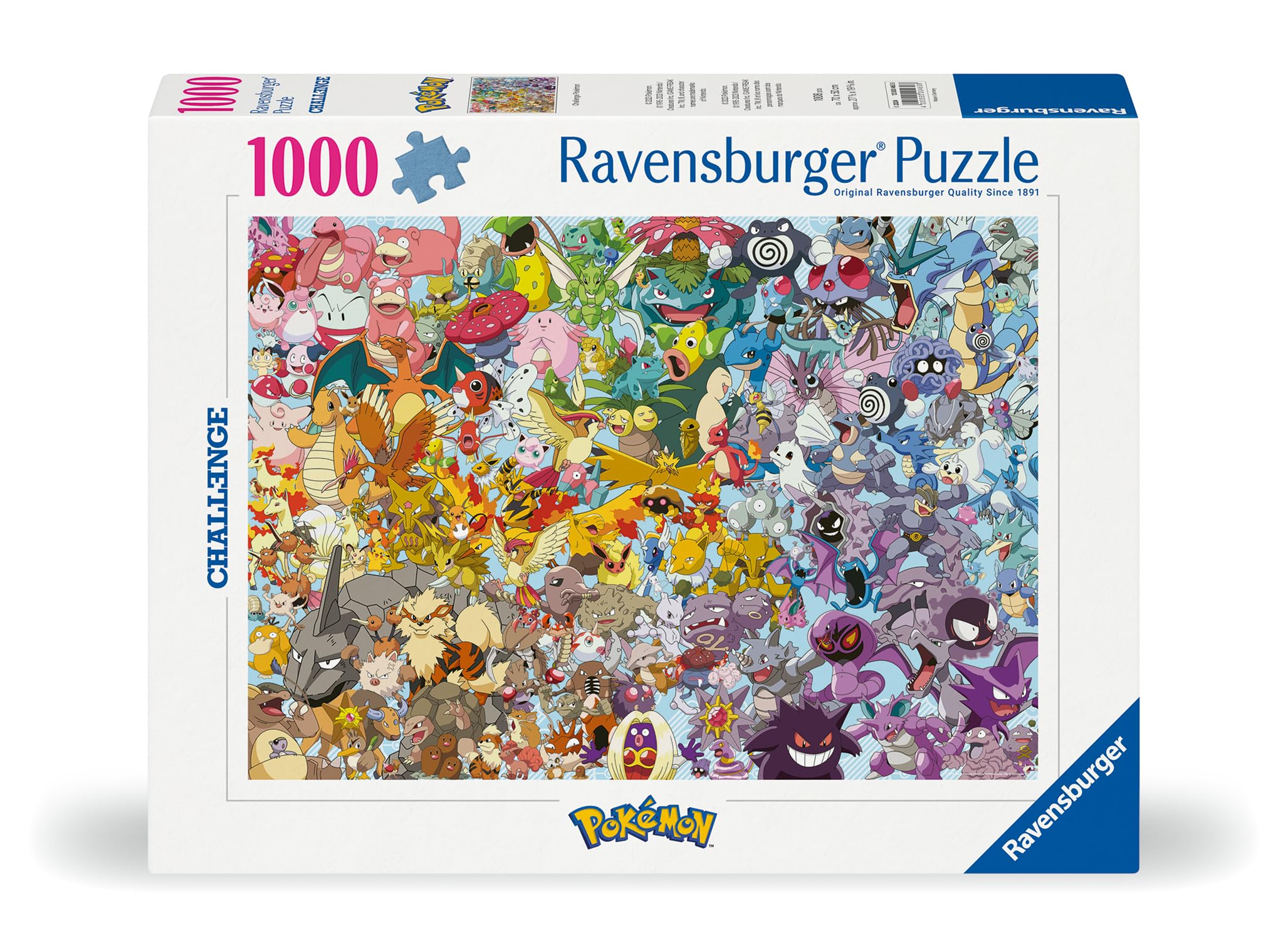 Ravensburger Pokémon Challenge Edition 1000 Piece Jigsaw Puzzle - Ages 12+ 5