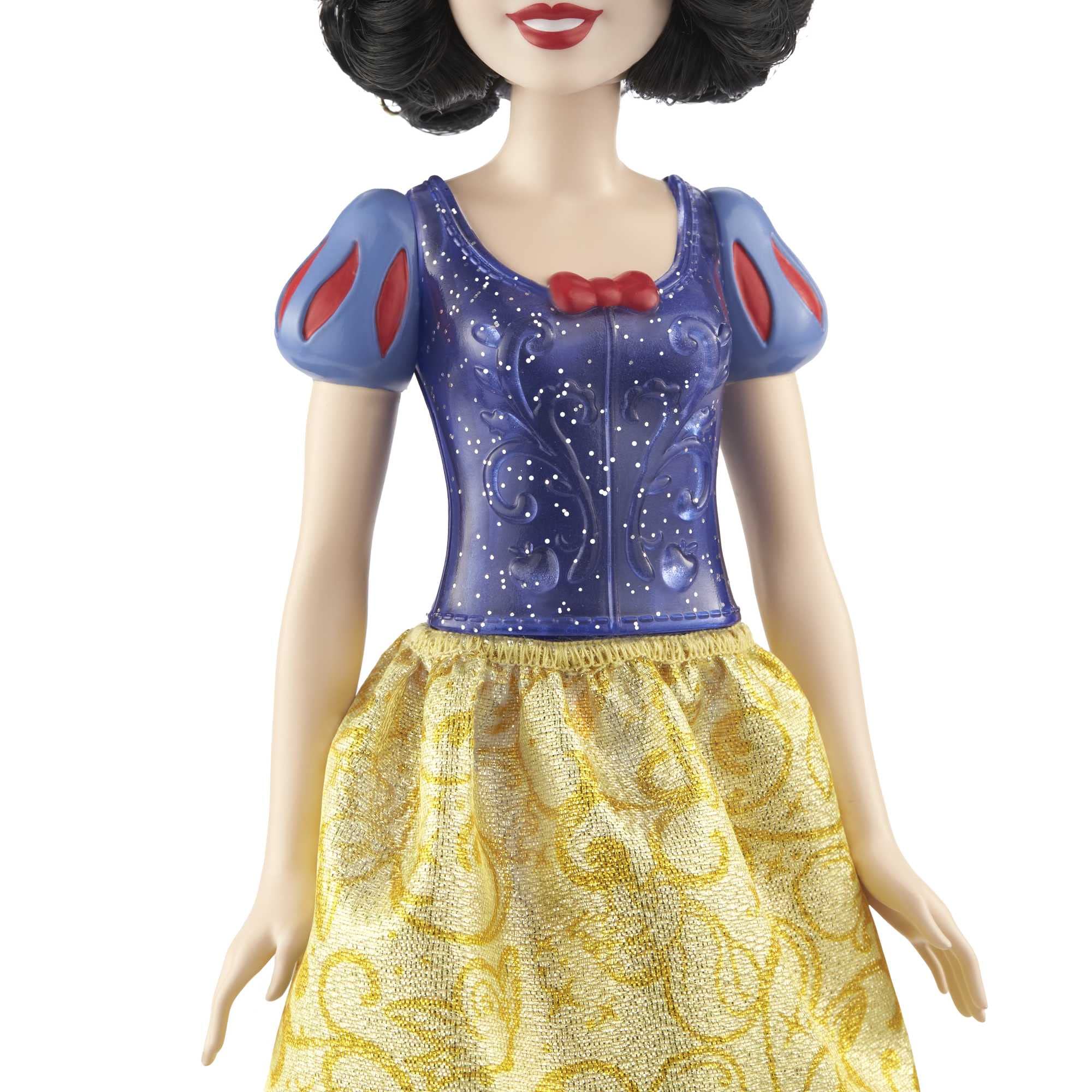 Mattel Disney Princess Snow White Posable Fashion Doll with Sparkling Clothing and Accessories HLW08 4