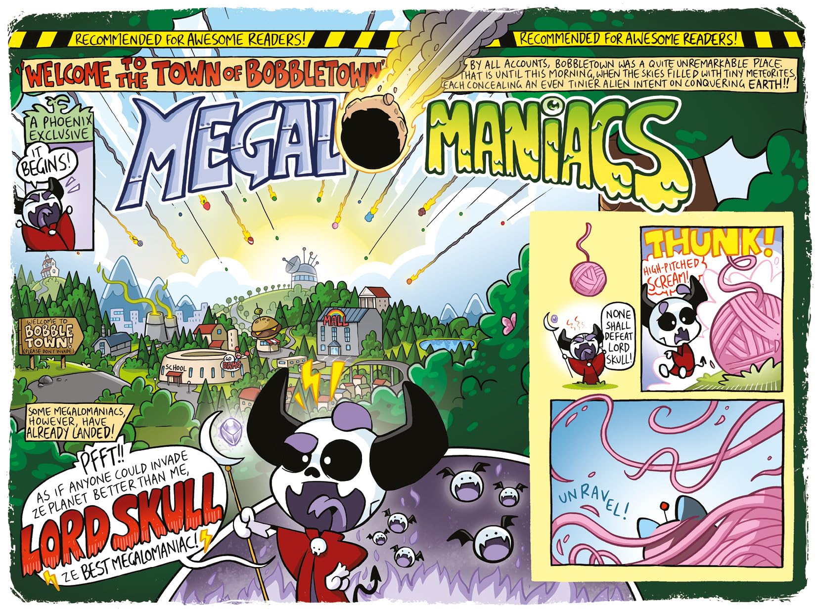 Megalomaniacs: The Invasion Begins! (a Phoenix Comic Book) by Jamie Smart | Paperback