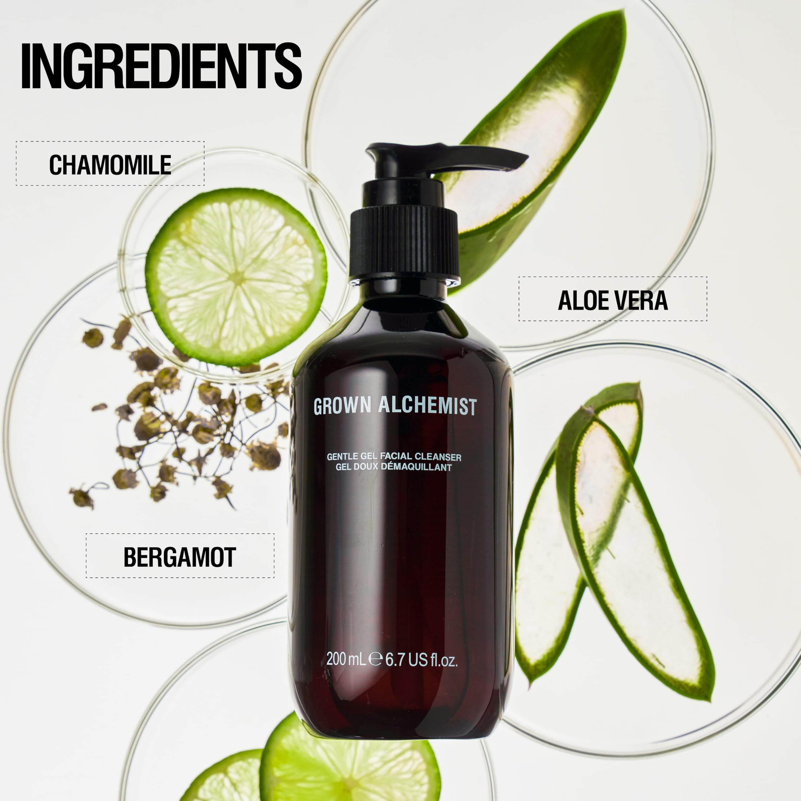Grown Alchemist Gentle Gel Facial Cleanser with Bergamot & Geranium Leaf | 200 ml 7