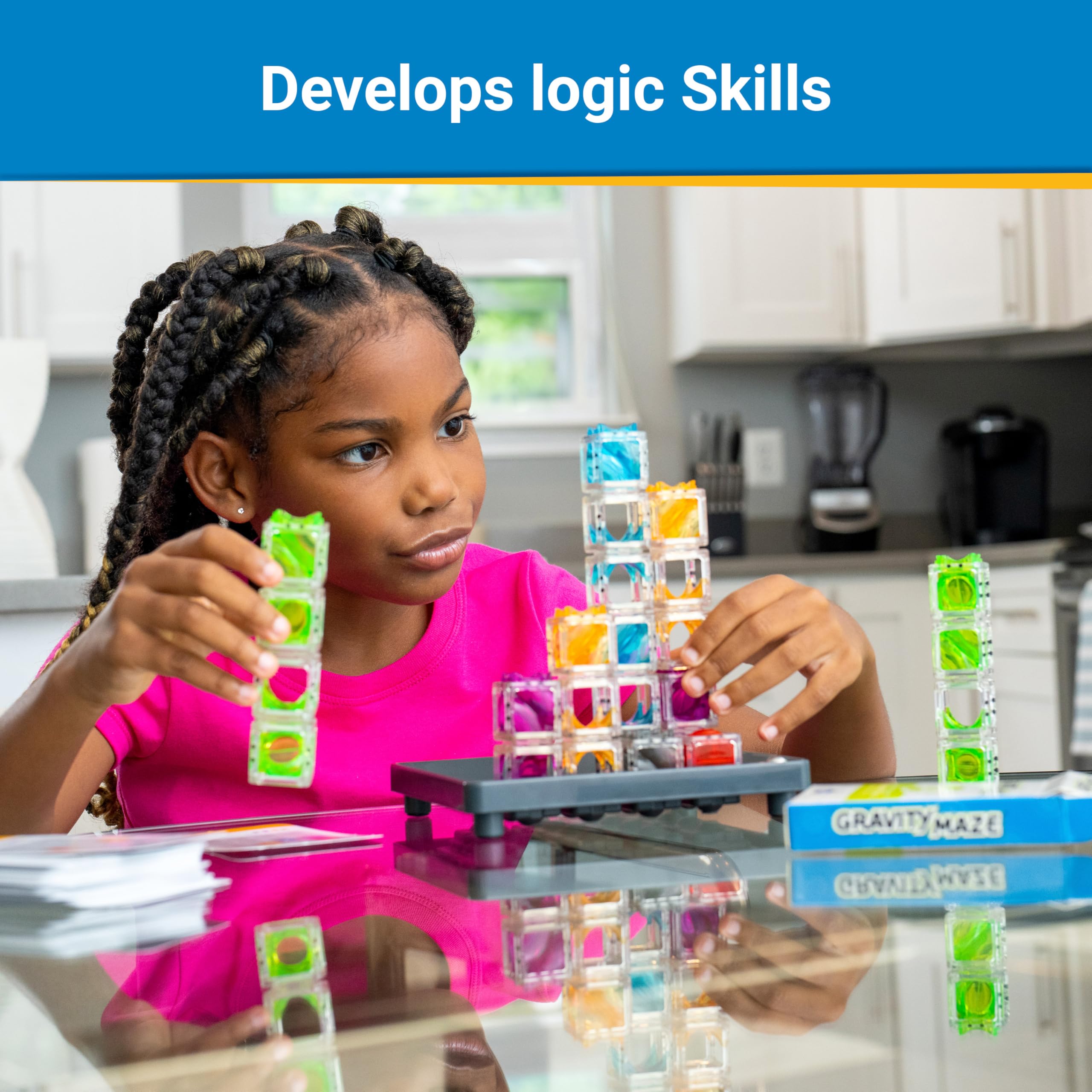 ThinkFun Gravity Maze Marble Run Logic Game and STEM Toy for Ages 8+ | 60 Challenges 4