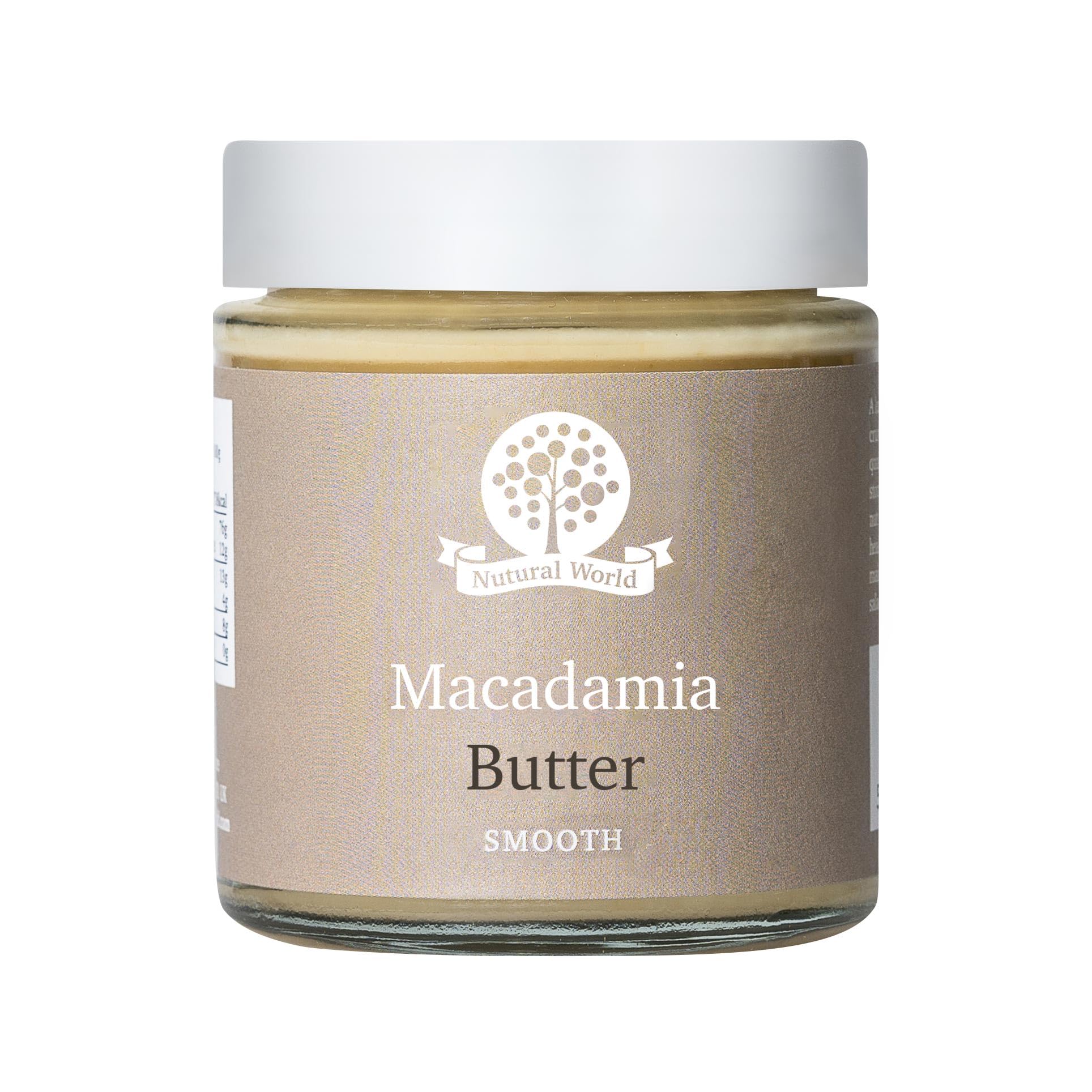 Nutural World Smooth Macadamia Nut Butter - 100% Pure Single Ingredient | 170g 1
