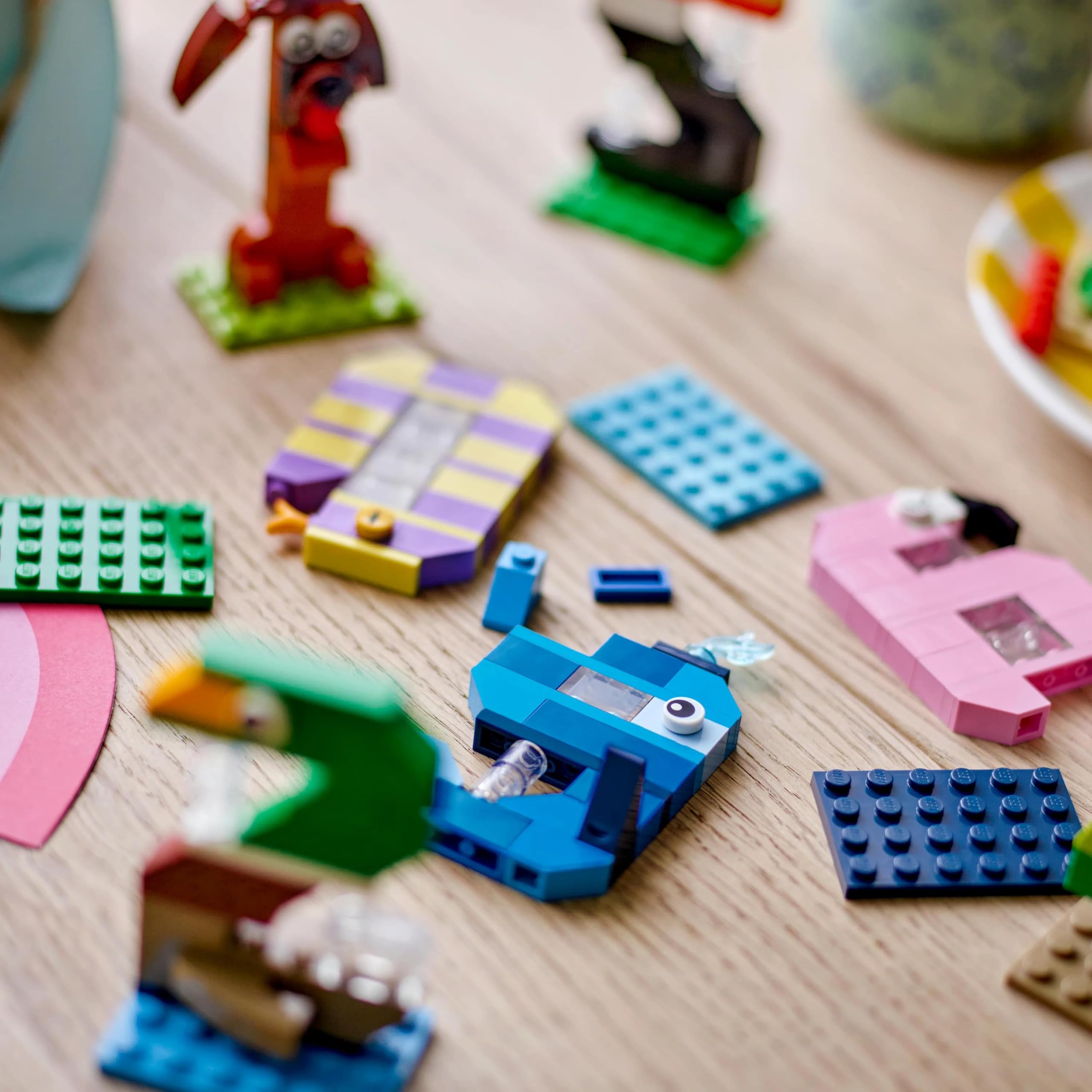 LEGO Birthday Numbers Cake Topper Set 40807 with 10 Animal Figures | Ages 6+