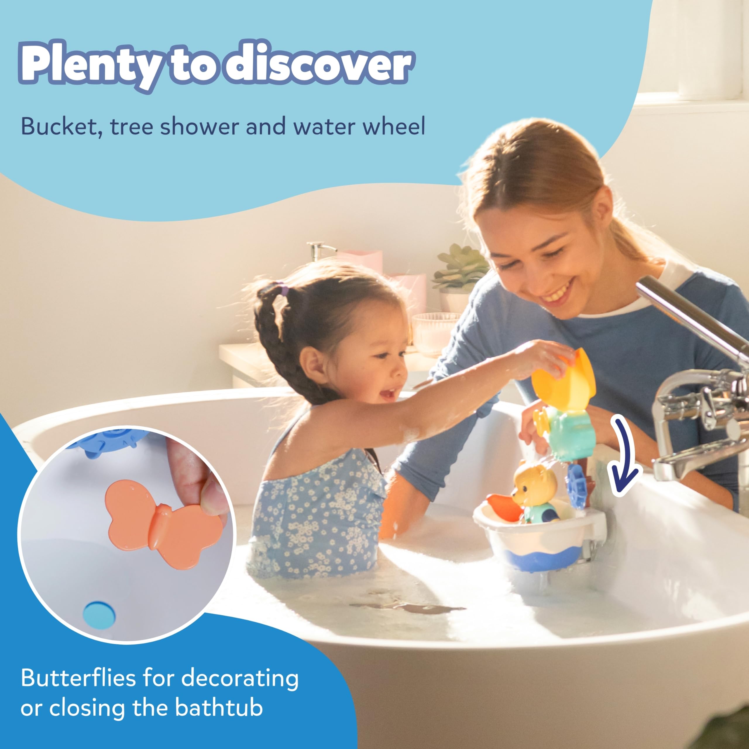 BABY born Splish Splash Tub with Teddy - Interactive Bath Toy for Ages 1+ 5