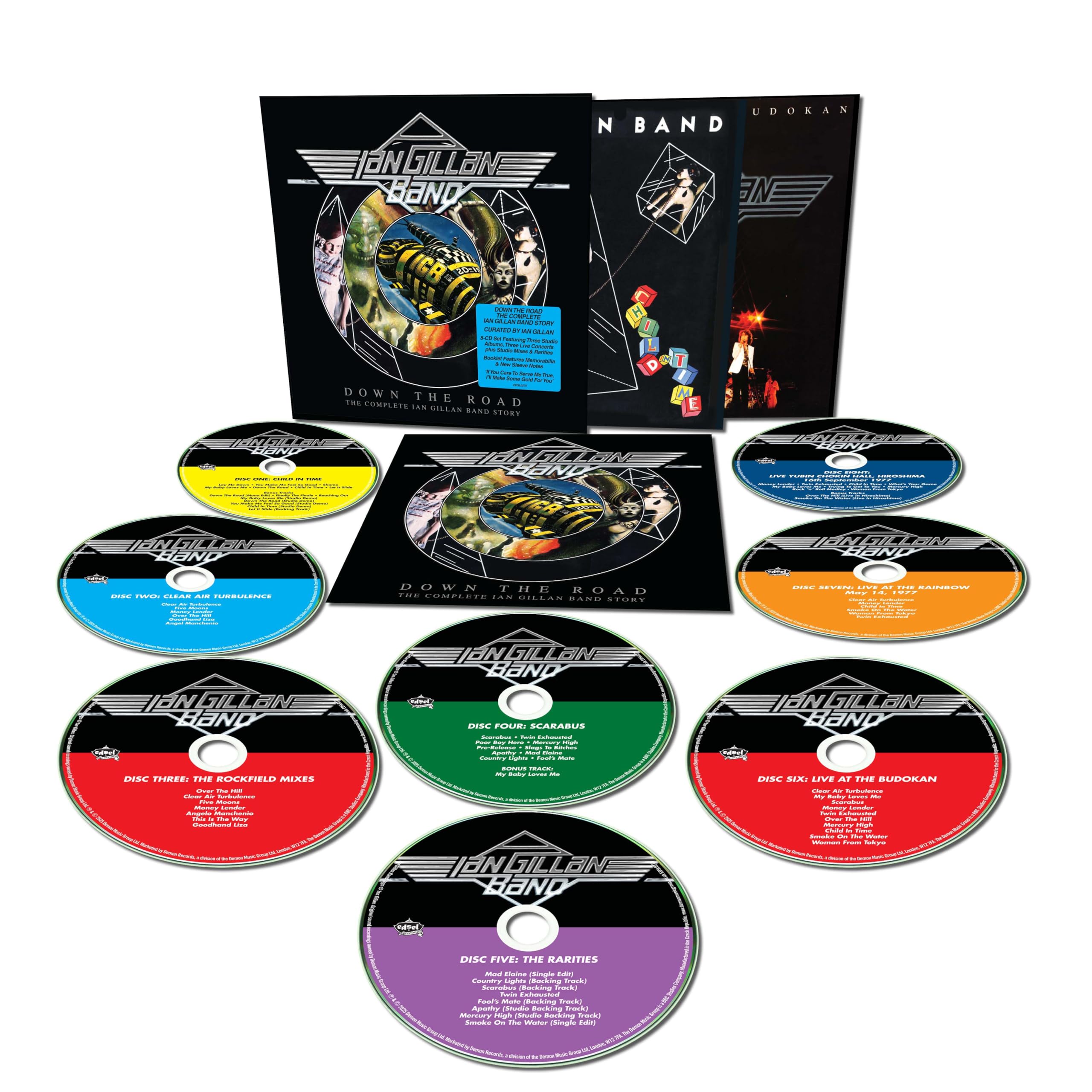 Ian Gillan Band - Down The Road, The Complete Ian Gillan Band Story [8CD Box Set]