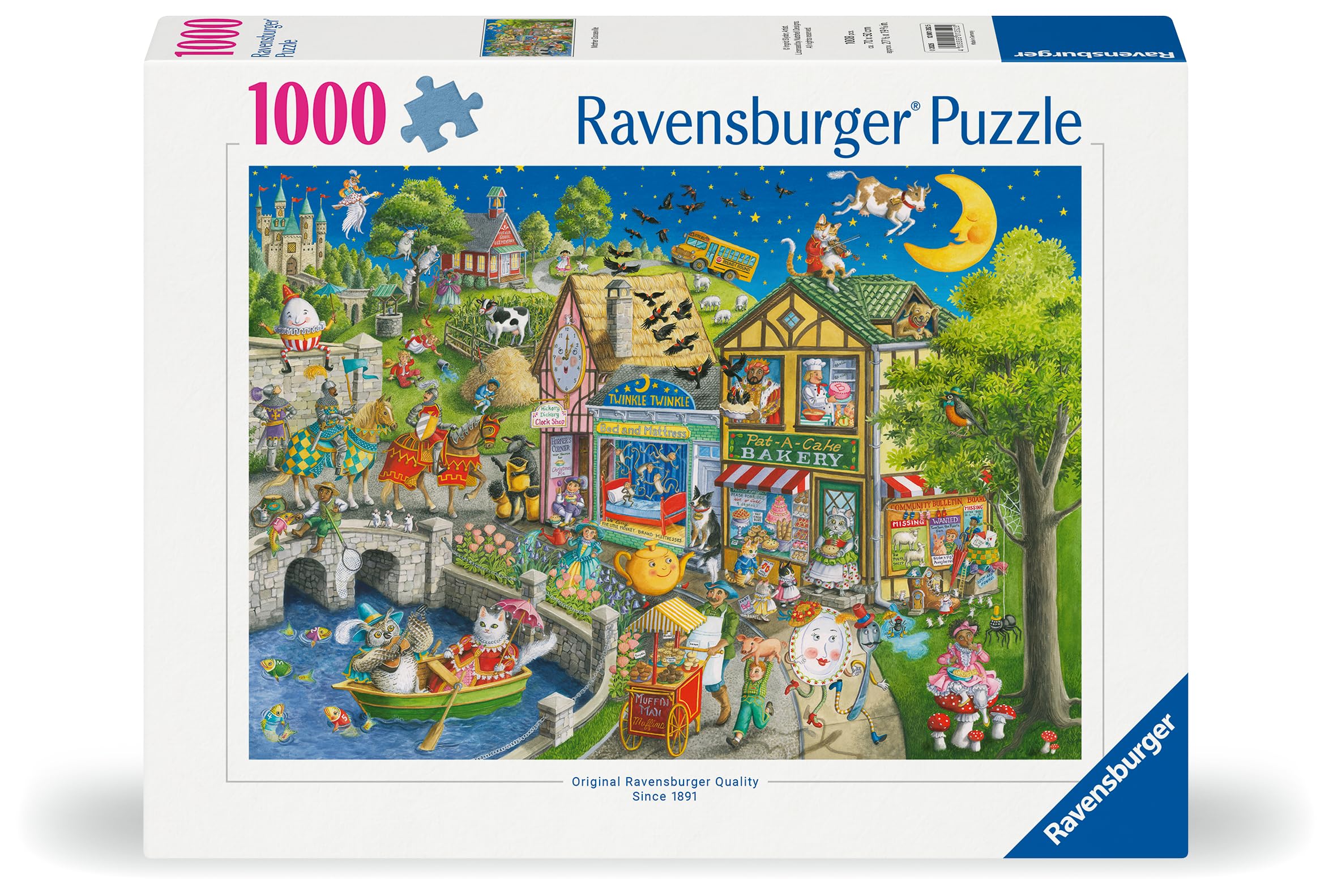 Ravensburger Mother Gooseville 1000 Piece Jigsaw Puzzle for Adults and Kids 6