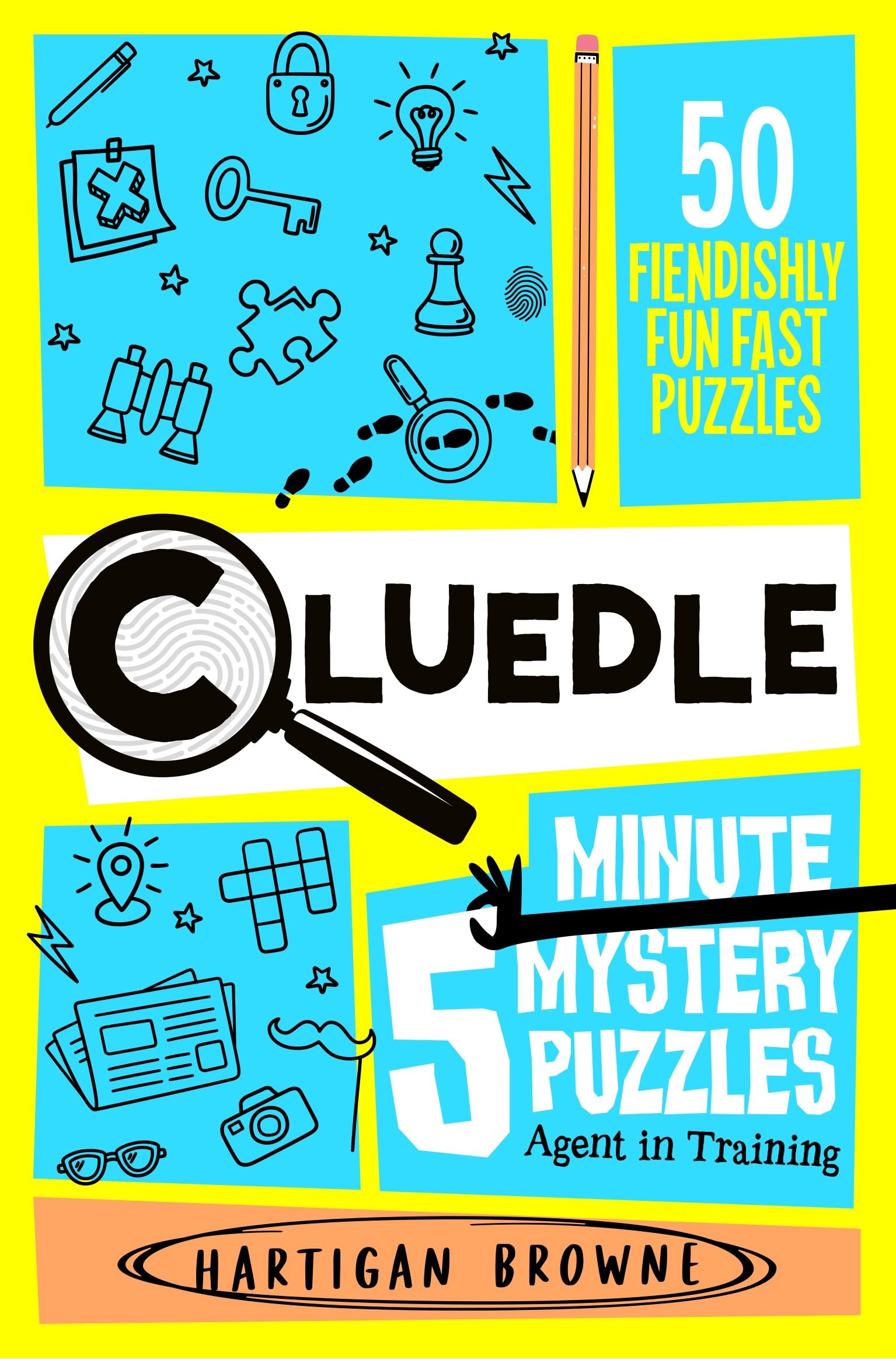 MACMILLAN Cluedle - 5 Minute Mystery Puzzles: Agent in Training | Paperback | Ages 9-11
