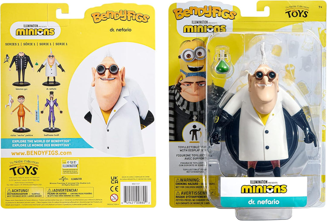 BendyFigs Minions Series - Dr. Nefario Bendable Figure (NN1117)