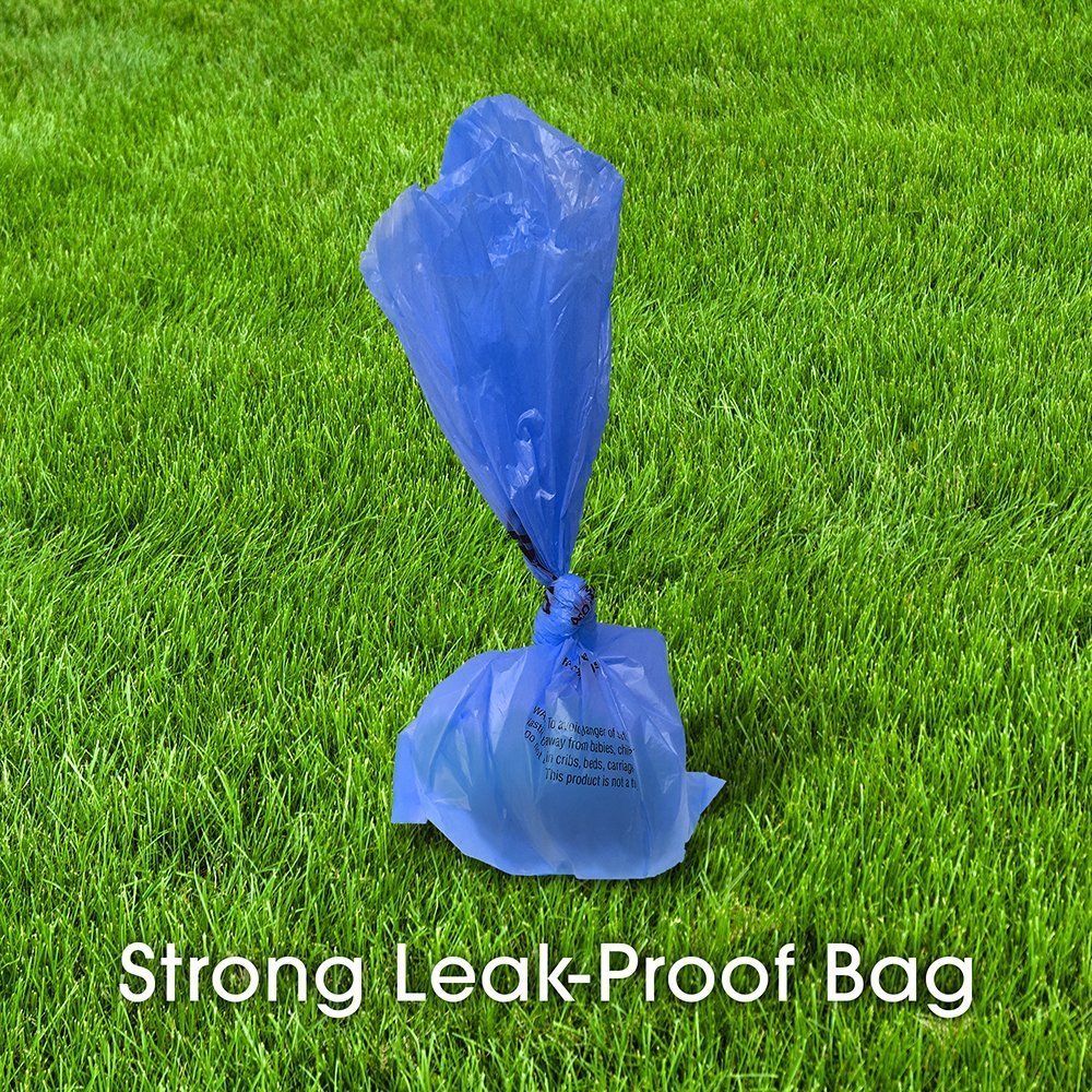 Bags on Board Strong Leak Proof Dog Poop Pick-up Bags - 315 Count, Blue, 9x14 Inches 2