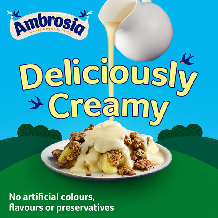 Ambrosia - Devon Custard Original Recipe Creamy Ready-to-Eat Dessert 400g