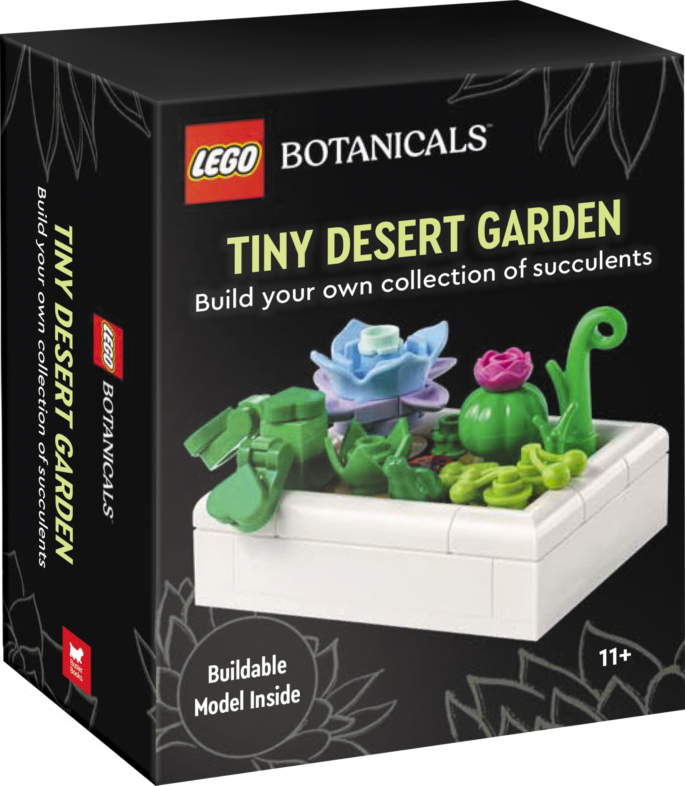LEGO® Botanicals™: Tiny Desert Garden by Buster Books | 54 Pieces | Hardcover Book 1