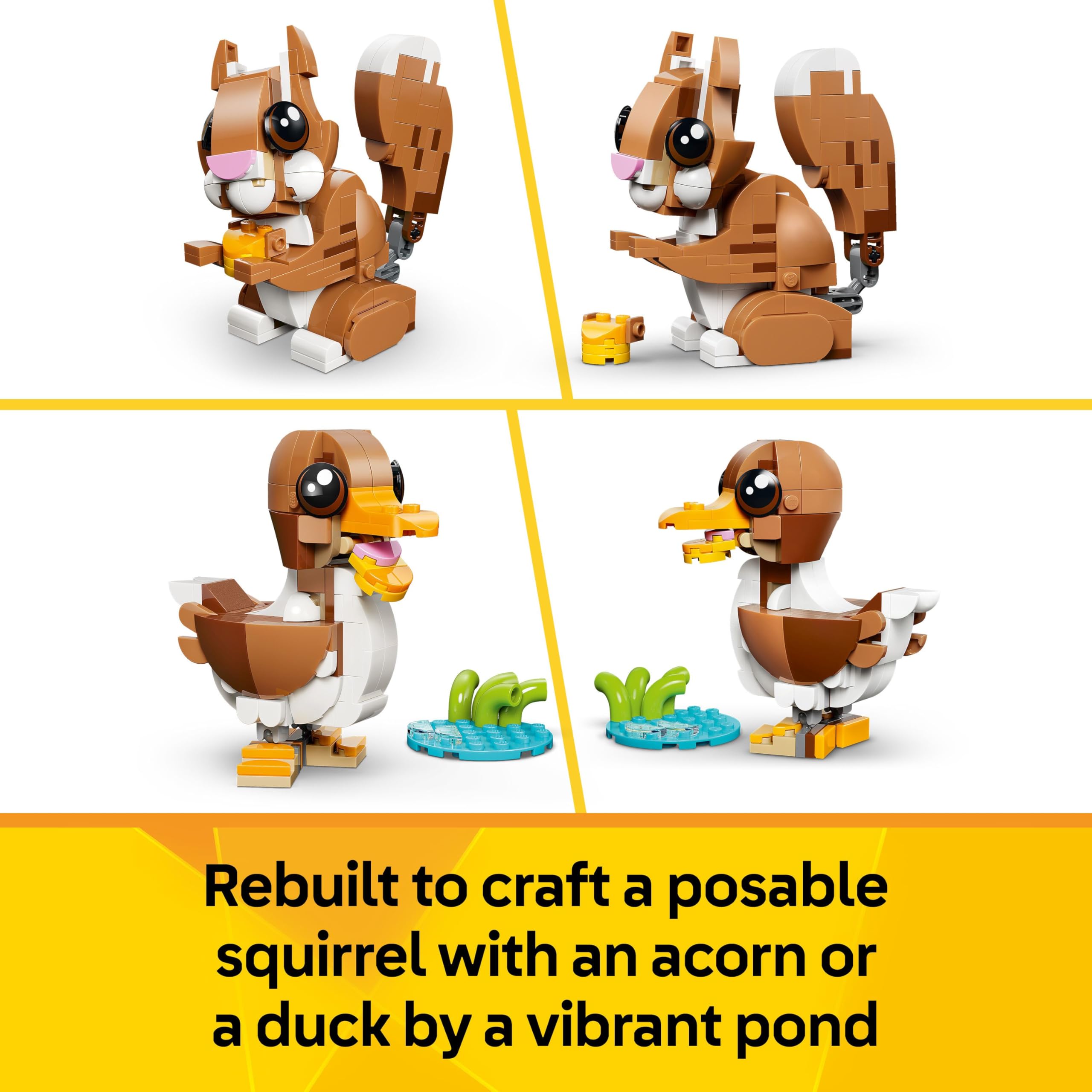 LEGO Creator 3in1 Cute Animals: Playful Puppy Dog Toy Set 31382 | Ages 8+ 5