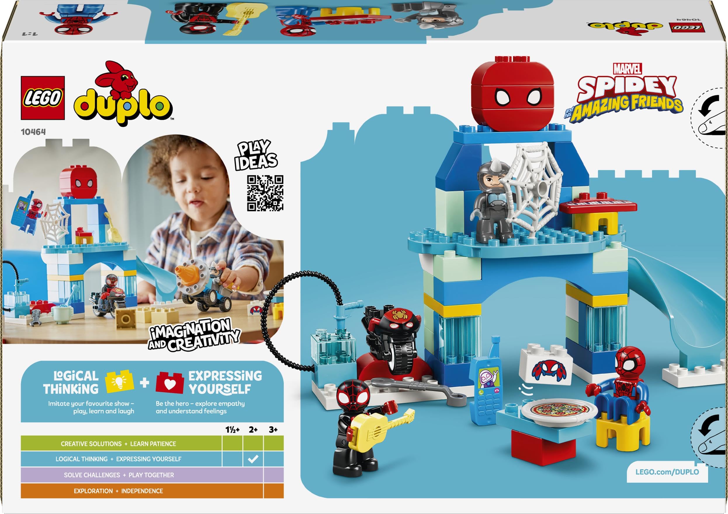LEGO DUPLO Marvel Team Spidey Webquarters Building Set 10464 for Ages 2+ 8
